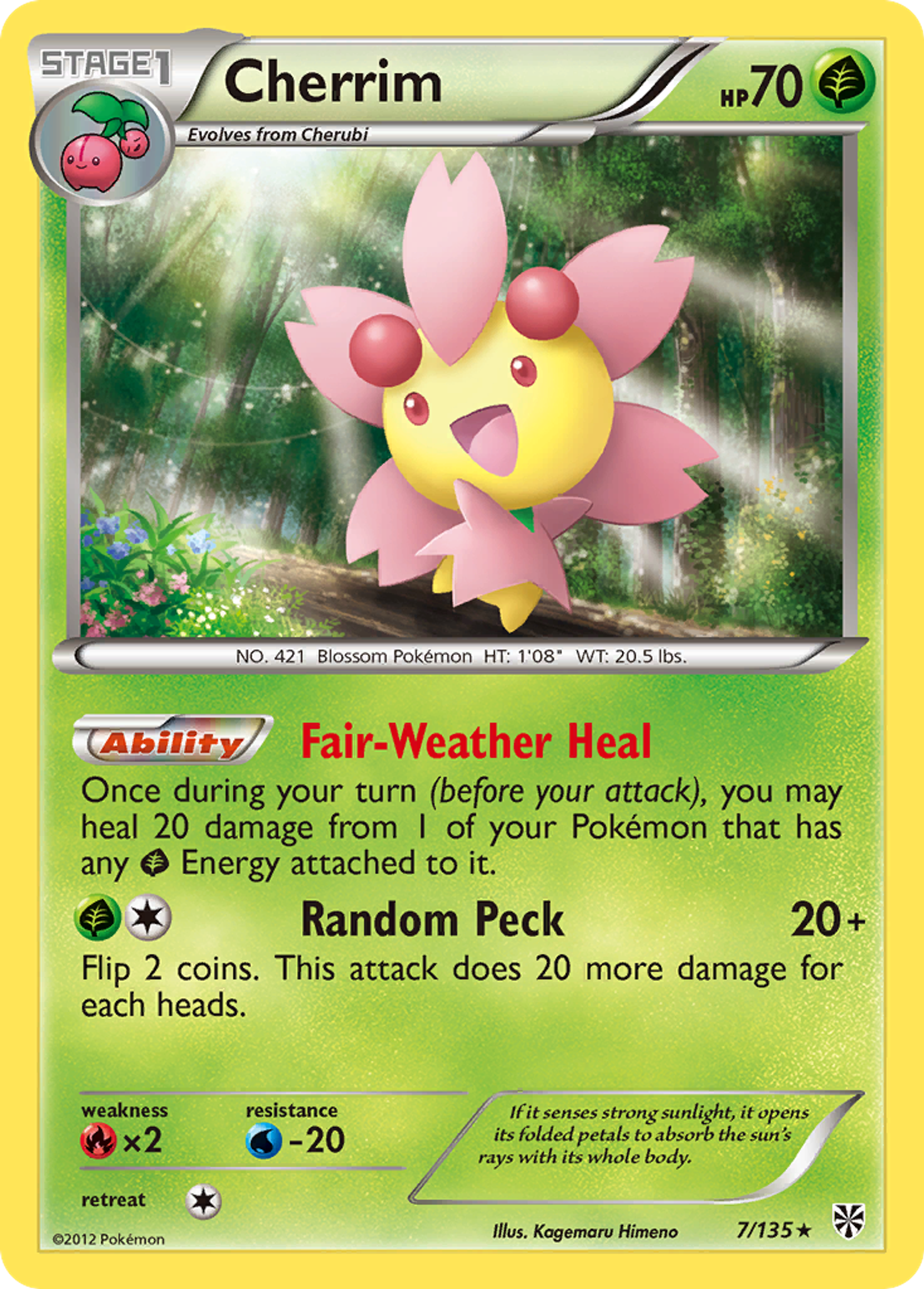 Cherrim — Plasma Storm — Pokemon