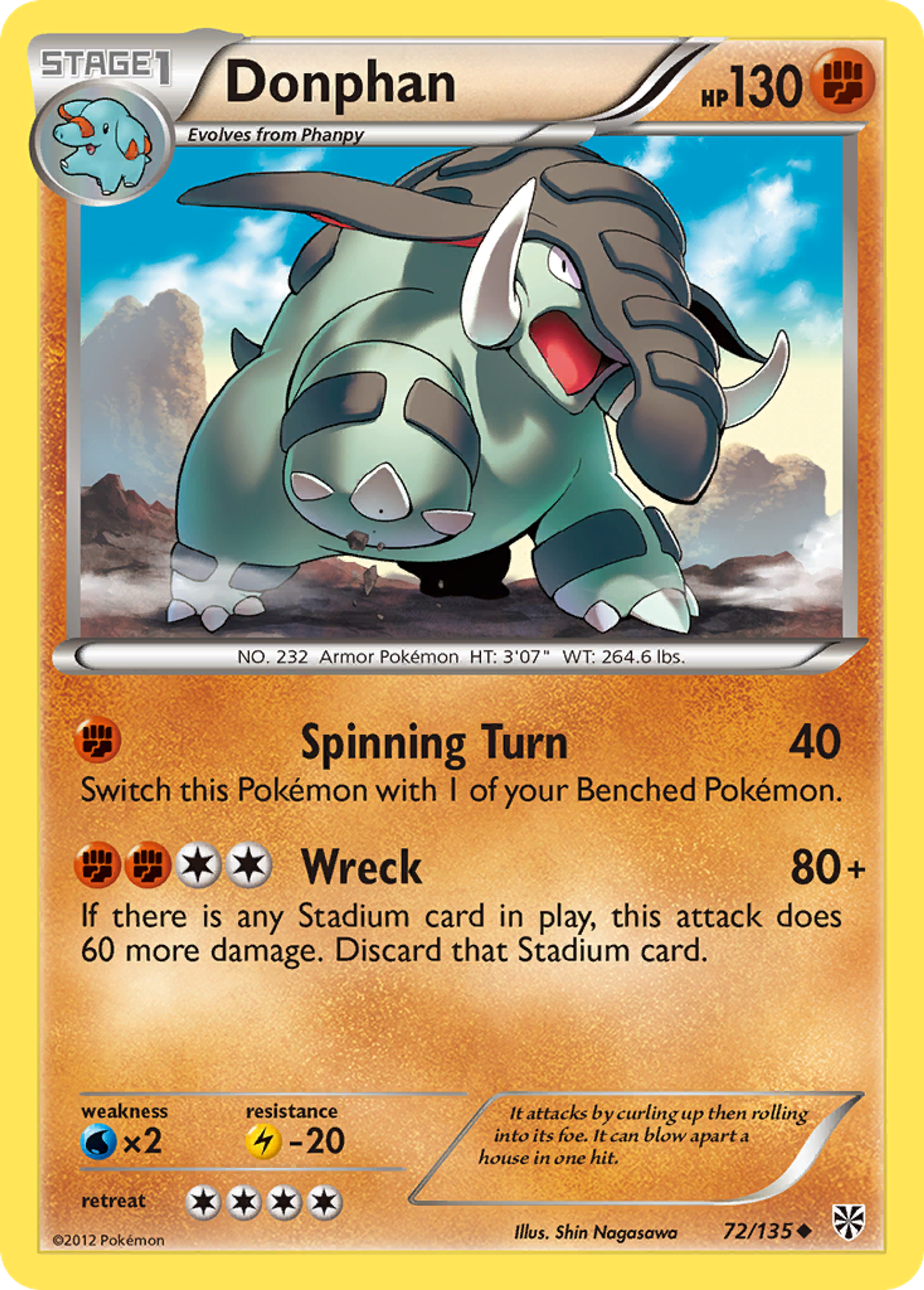 Donphan — Plasma Storm — Pokemon