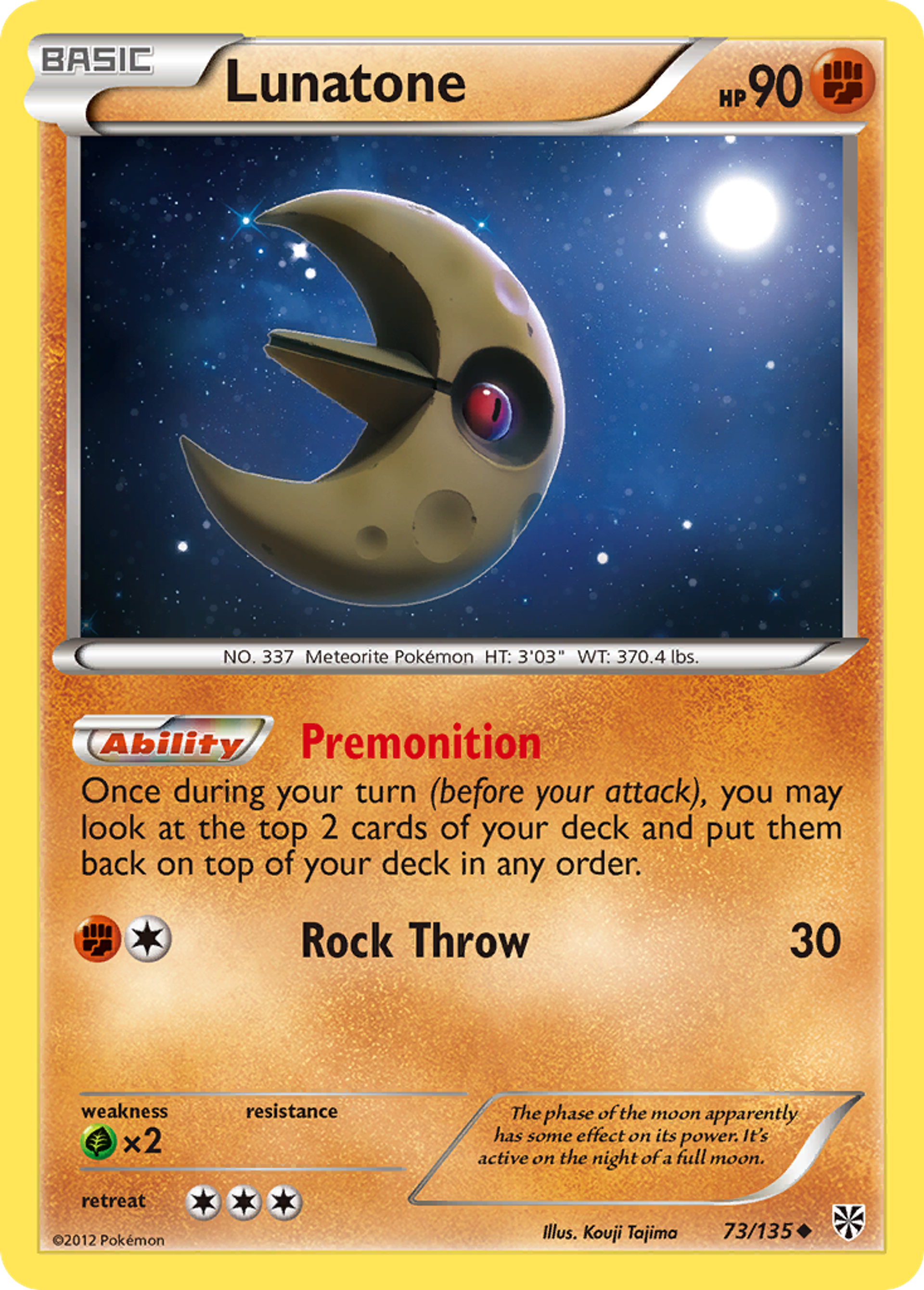 Lunatone — Plasma Storm — Pokemon