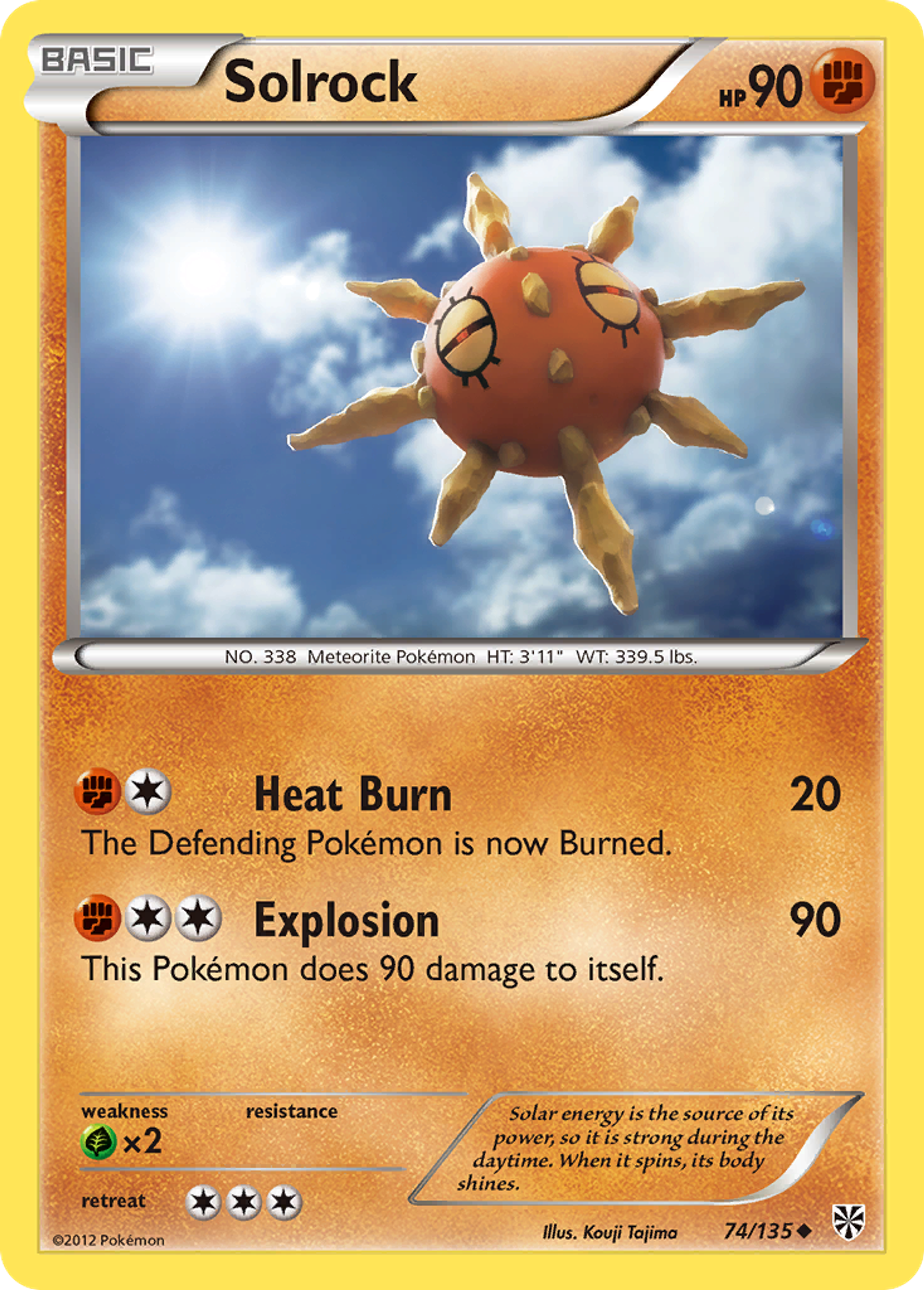 Solrock — Plasma Storm — Pokemon