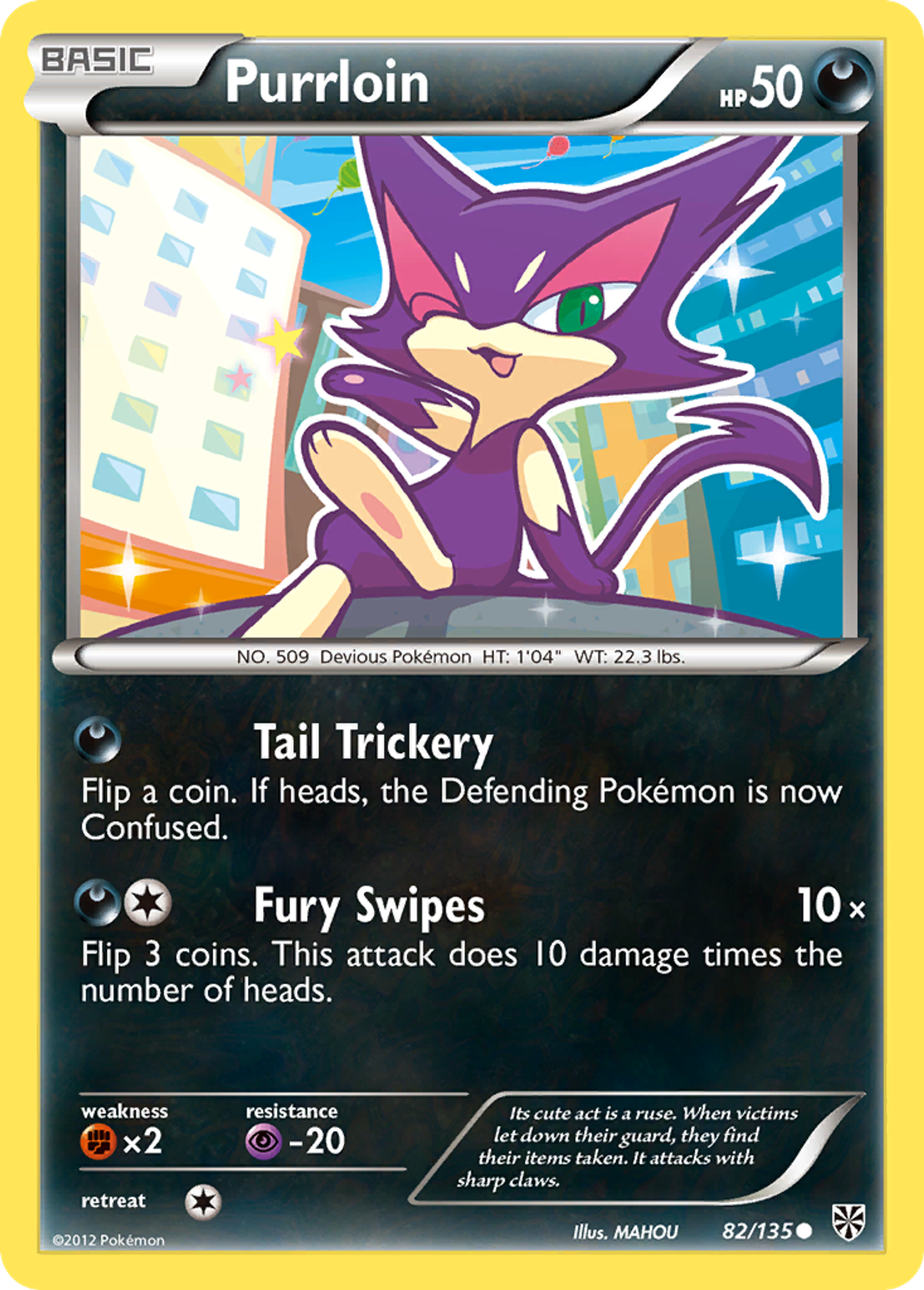 Purrloin — Plasma Storm — Pokemon