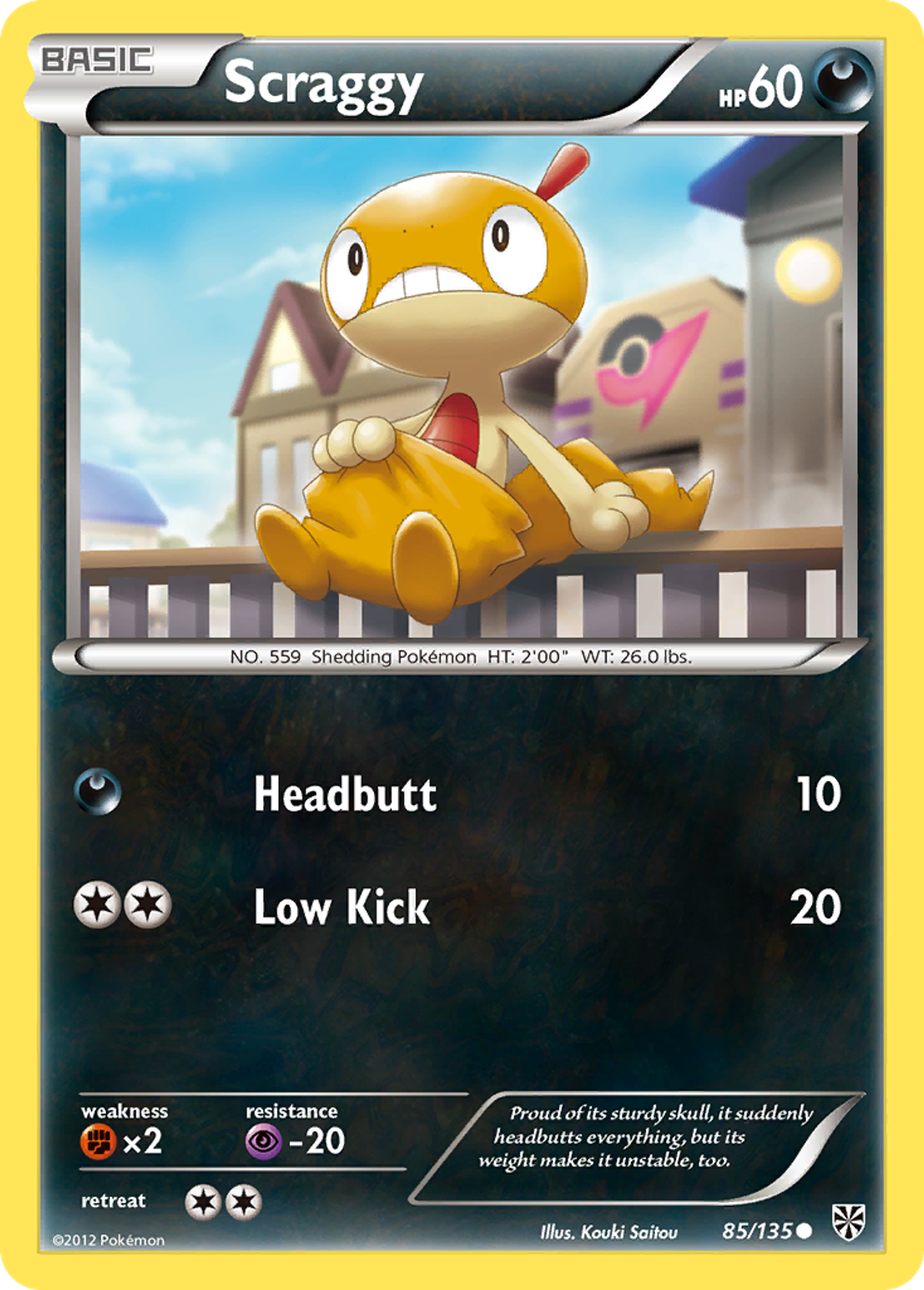 Scraggy — Plasma Storm — Pokemon