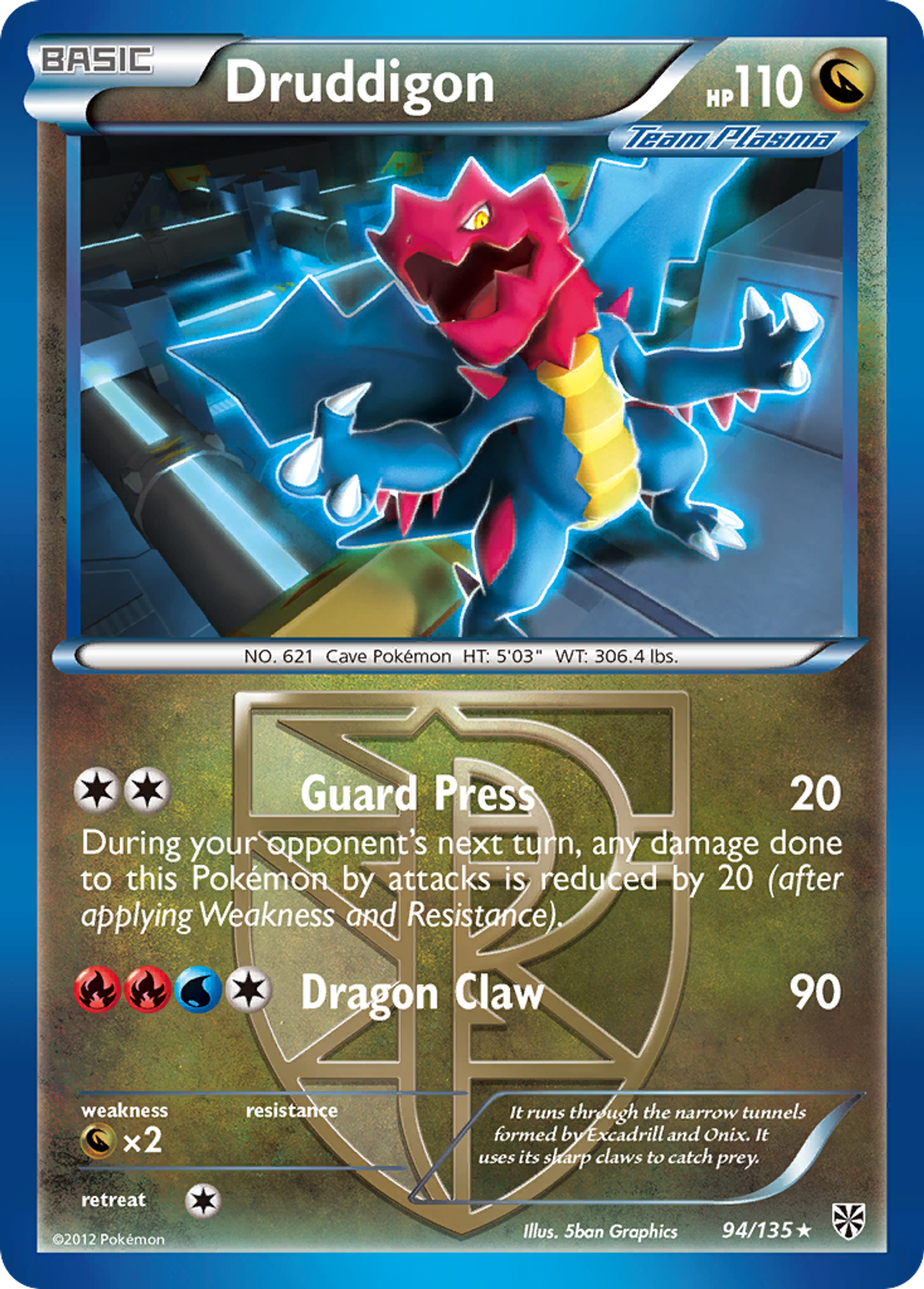 Druddigon — Plasma Storm — Pokemon