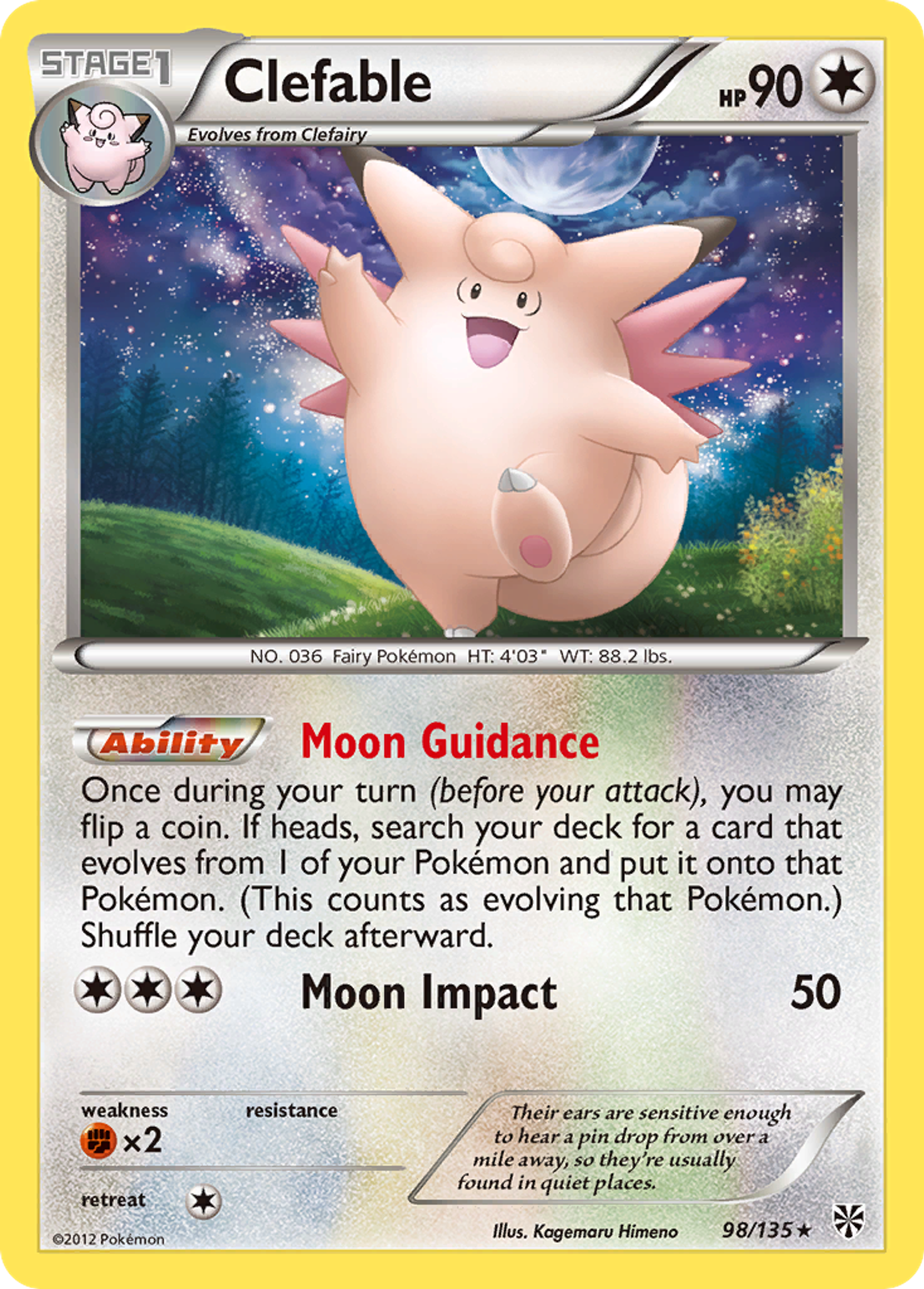 Clefable — Plasma Storm — Pokemon