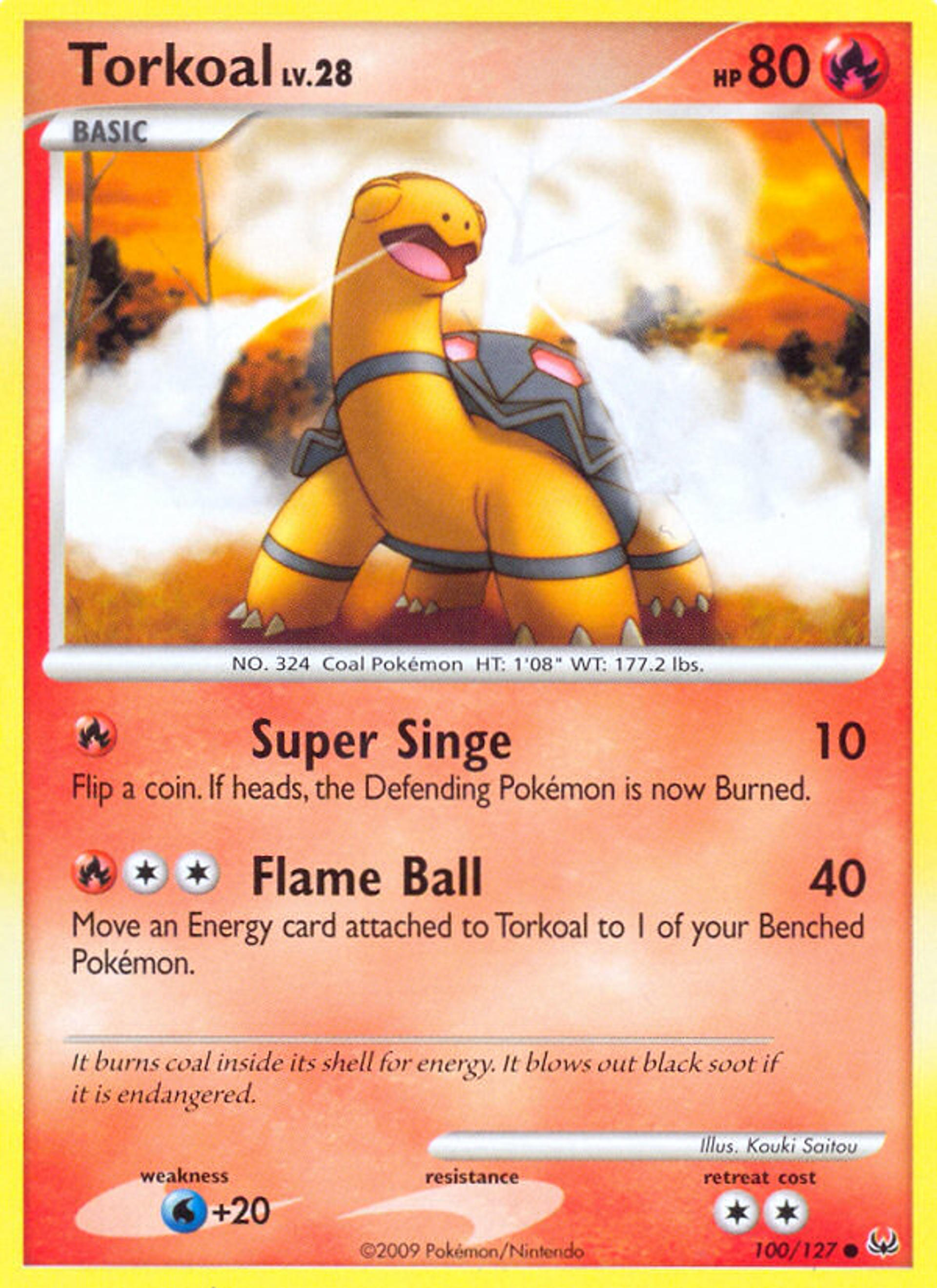 Chartor Lv.28 — Platinum — Pokémon