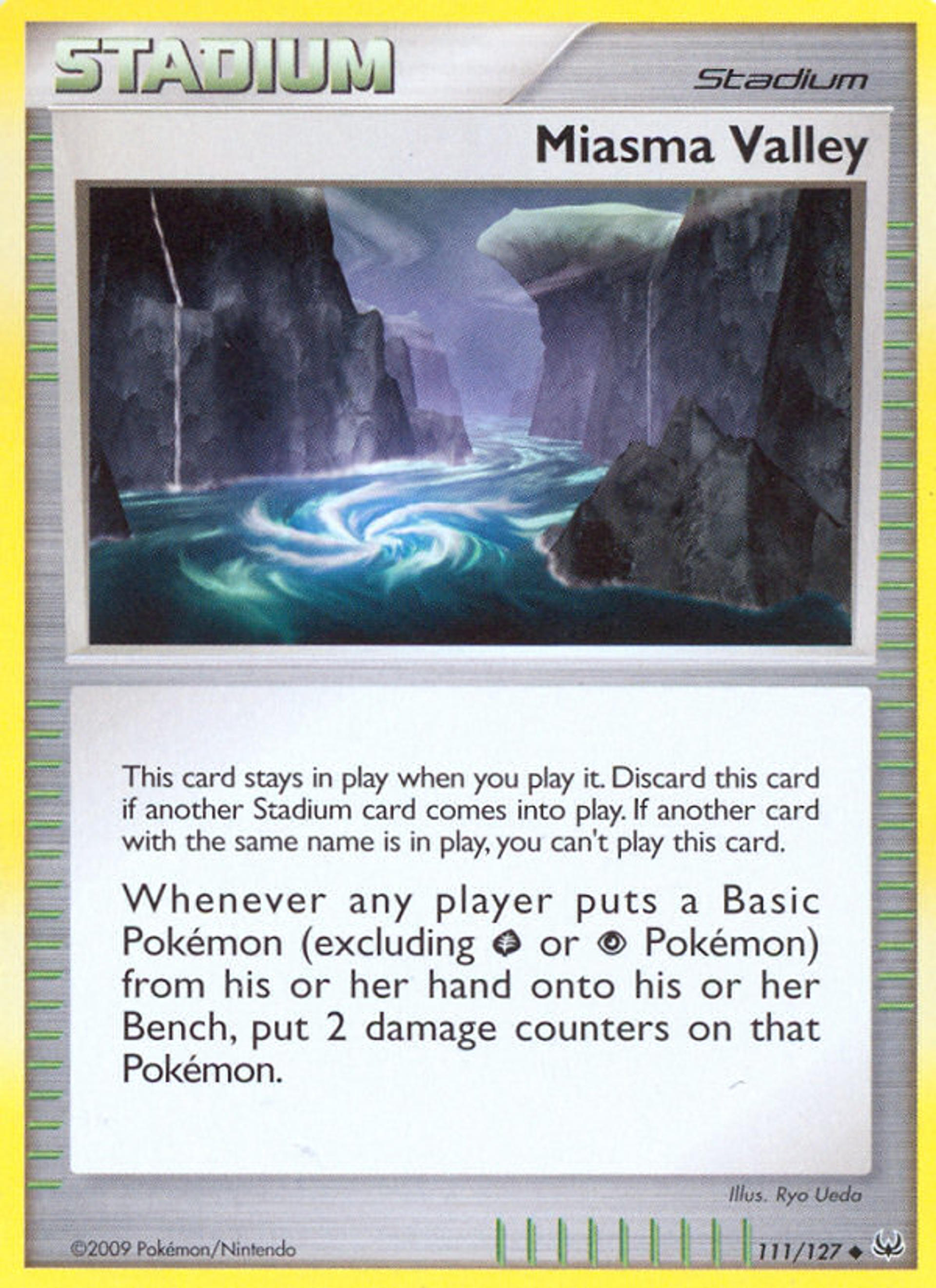 Vallée miasme — Platinum — Pokémon