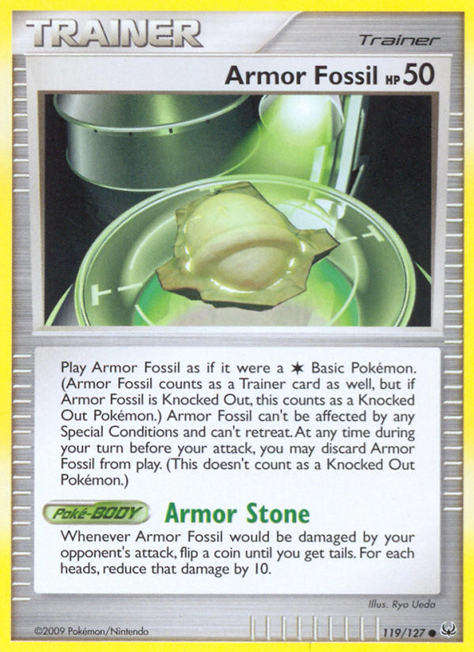 Fossile armure — Platinum — Pokémon