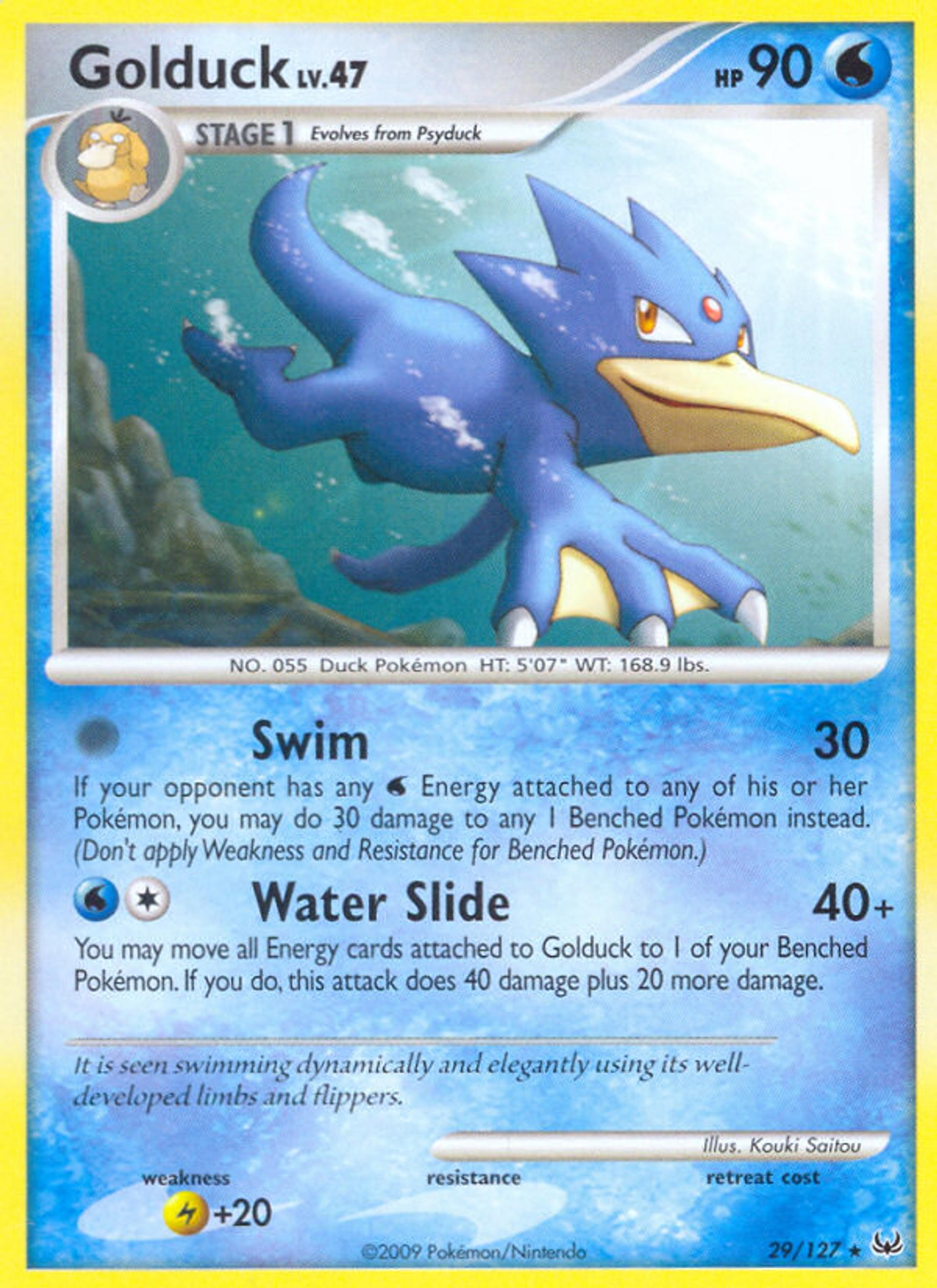 Akwakwak Lv.47 — Platinum — Pokémon
