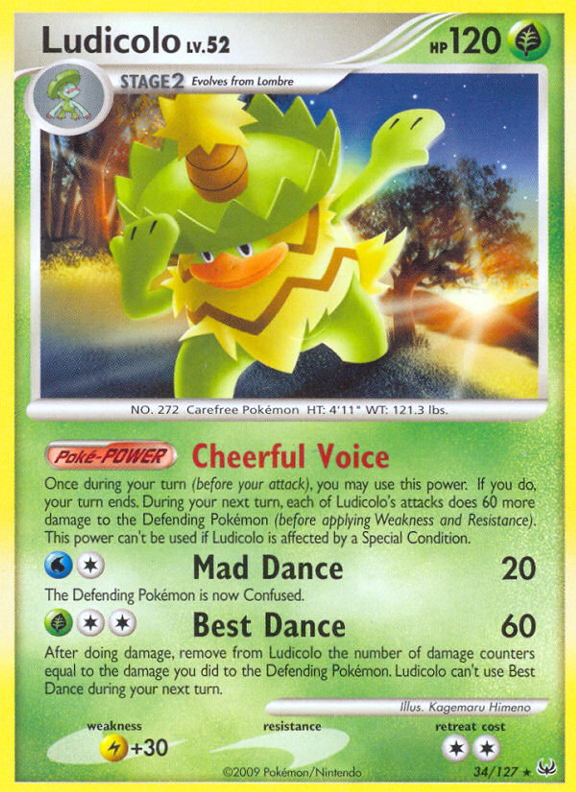 Ludicolo Lv.52 — Platinum — Pokémon