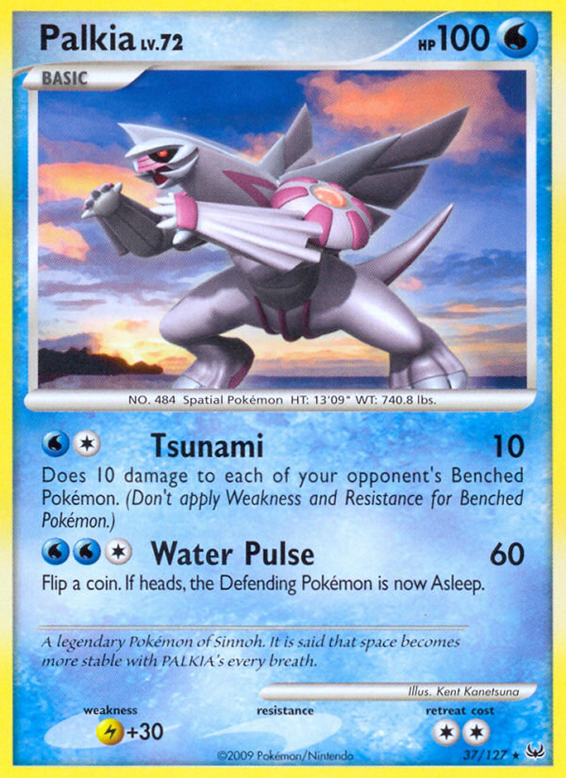 Palkia Lv.72 — Platinum — Pokémon