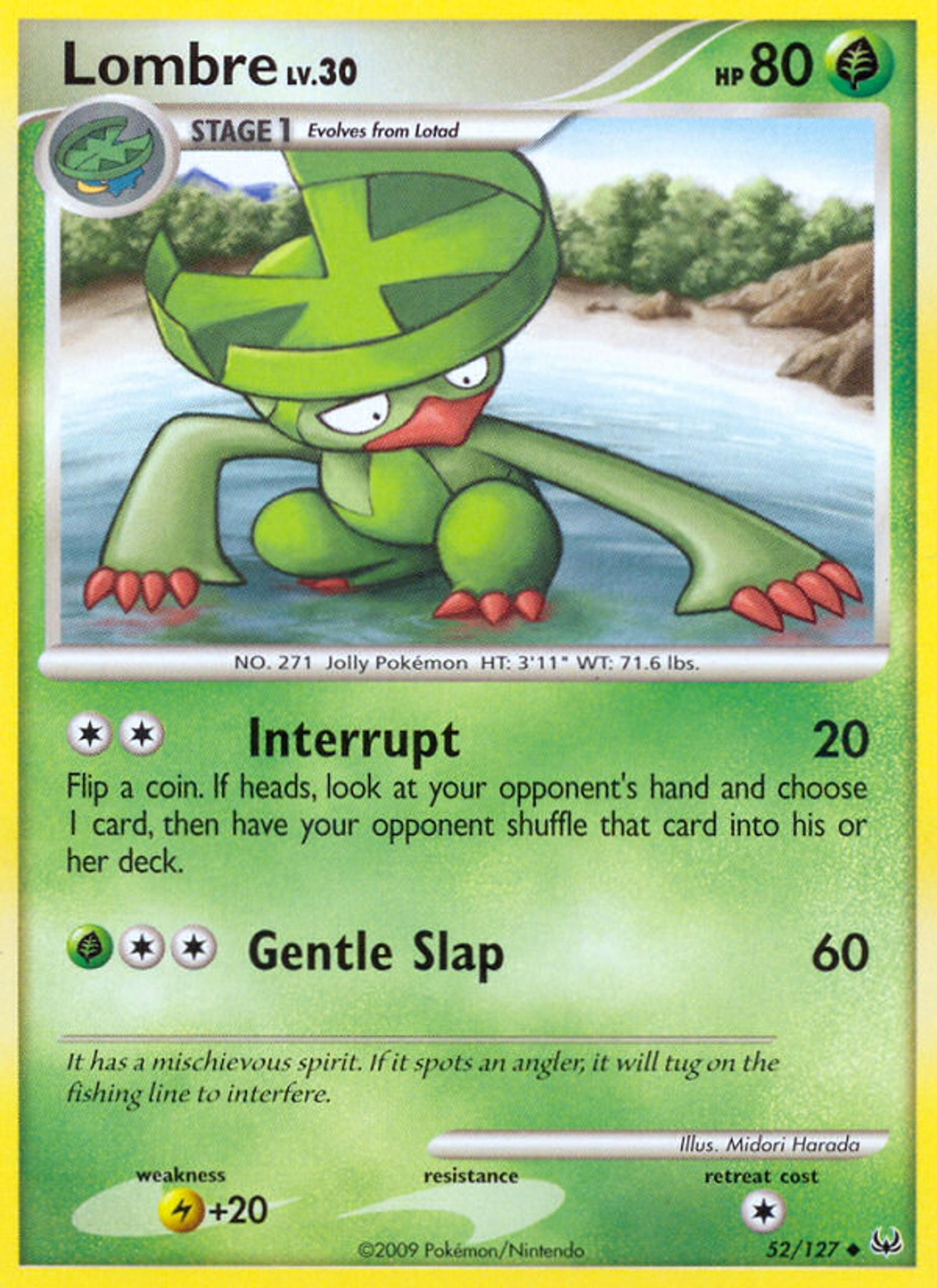 Lombre — Platinum — Pokémon