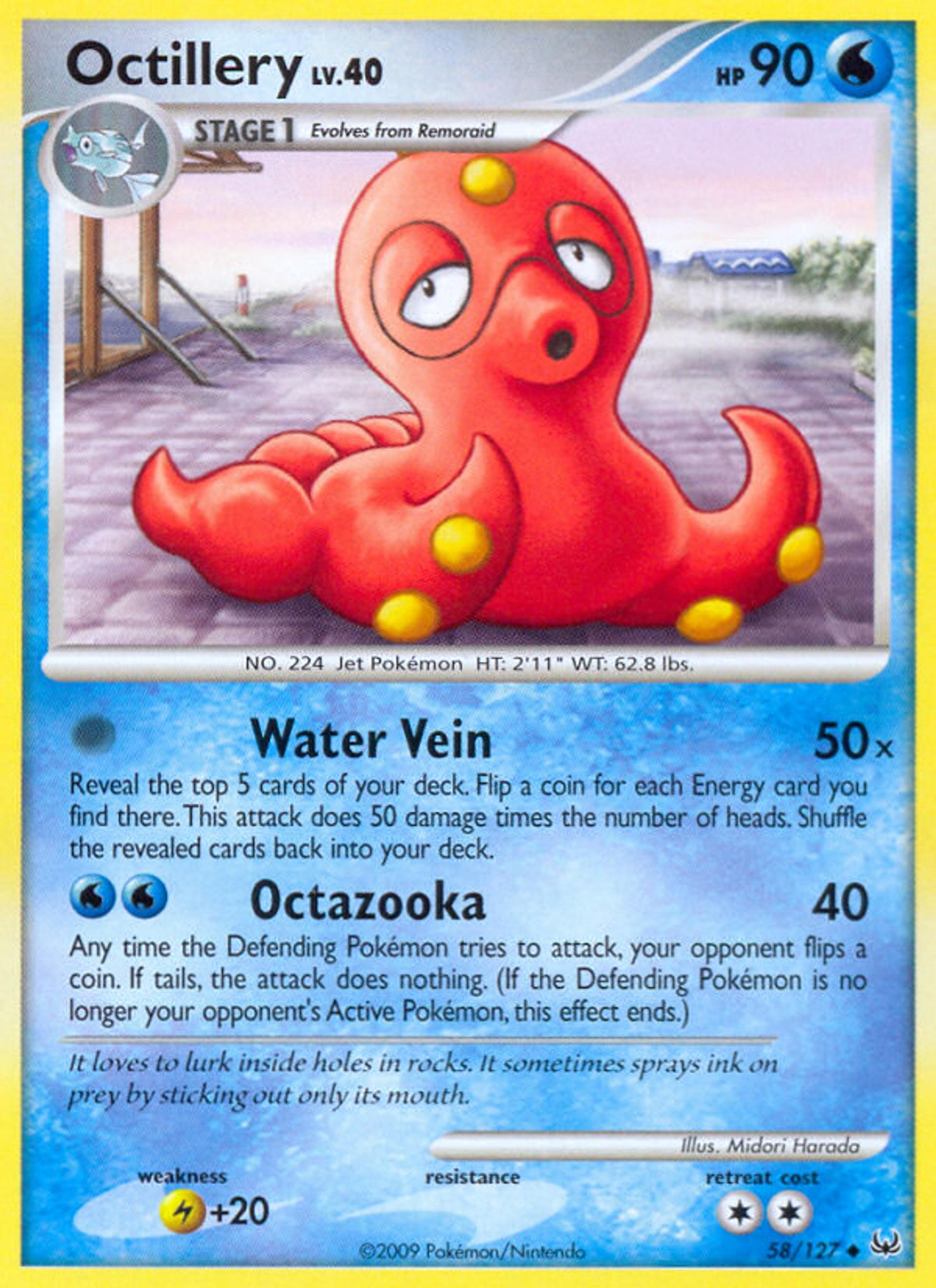 Octillery Lv.40 — Platinum — Pokémon