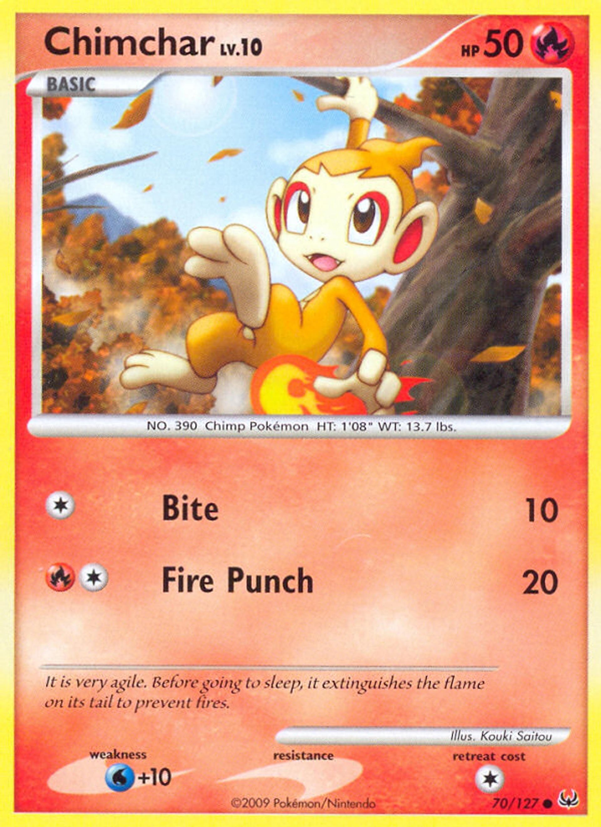 Chimchar — Platinum — Pokémon