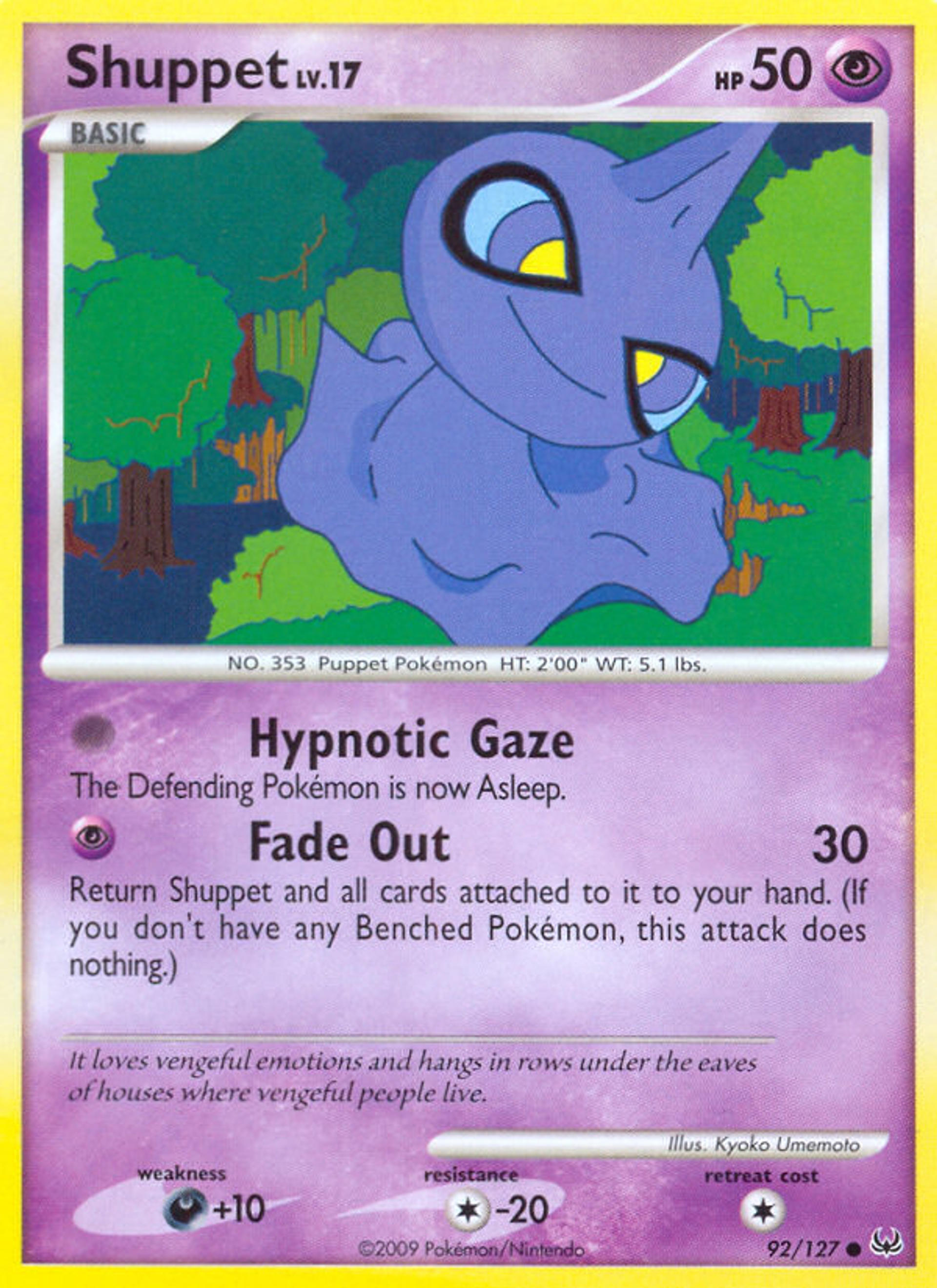 Shuppet — Platinum — Pokemon
