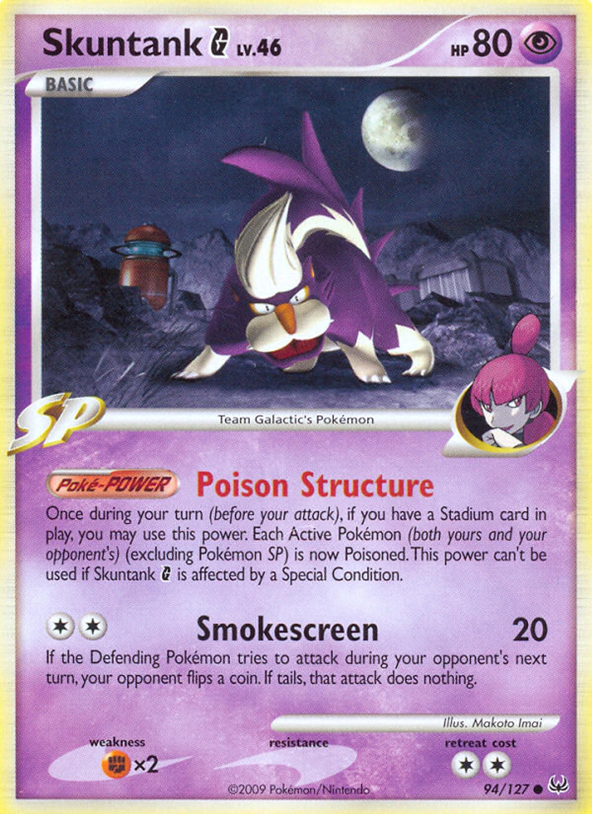 Skuntank G — Platinum — Pokémon