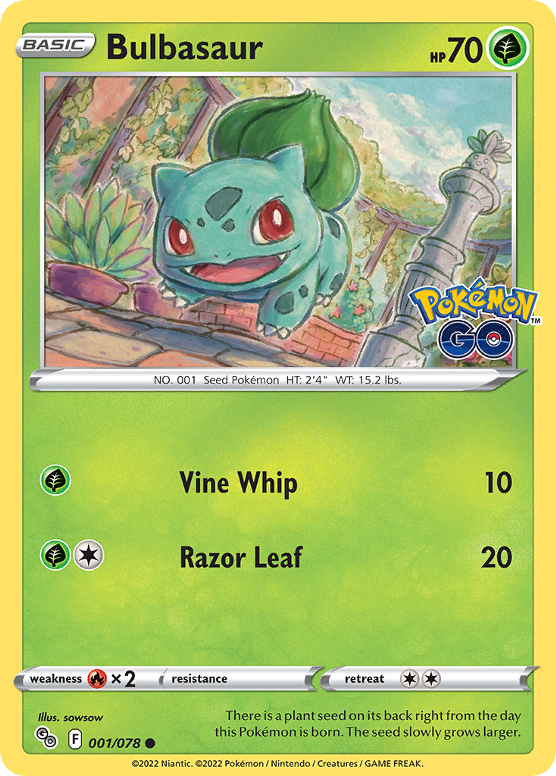 Bulbasaur — Pokemon GO — Pokémon