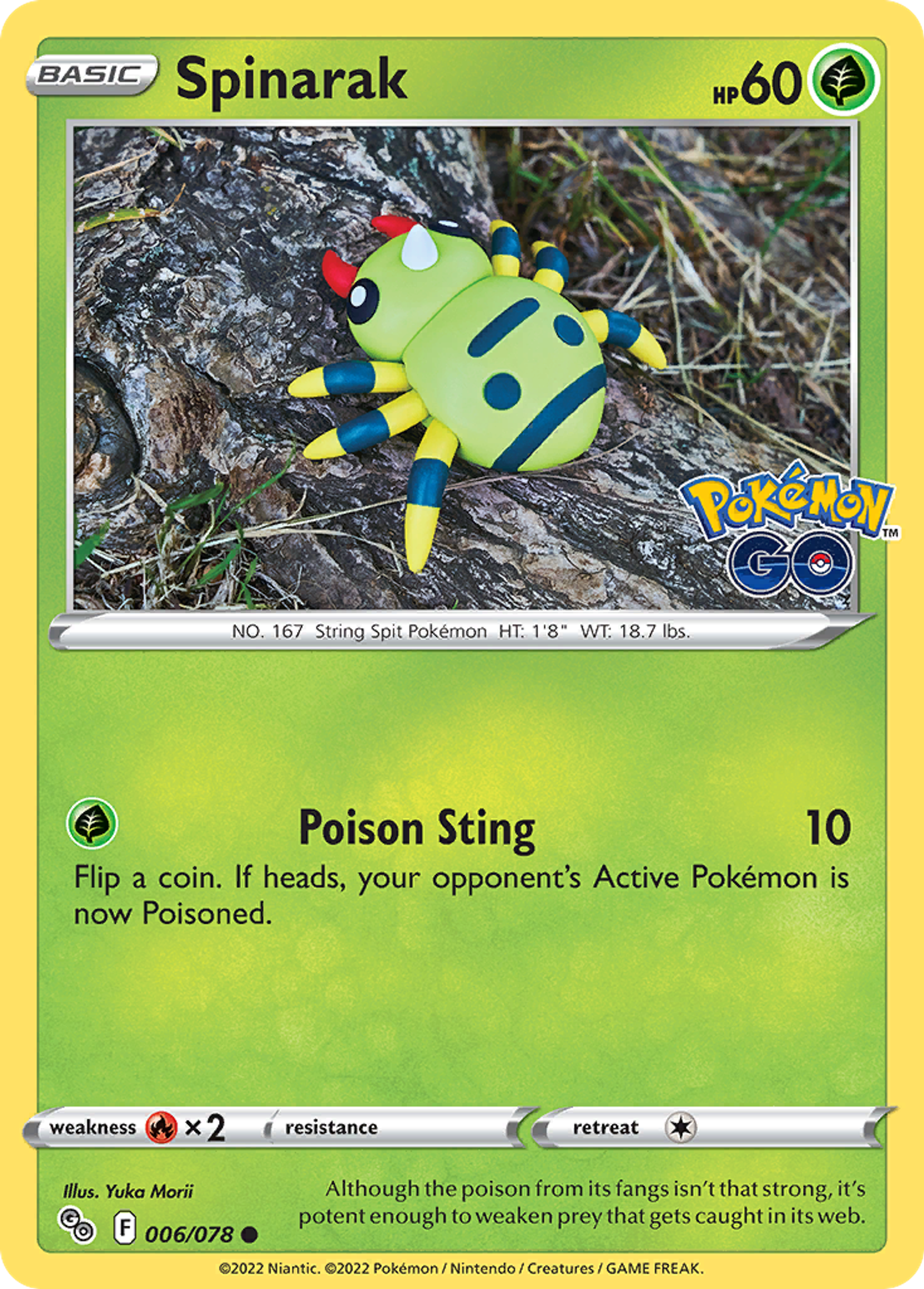 Spinarak — Pokemon GO — Pokémon