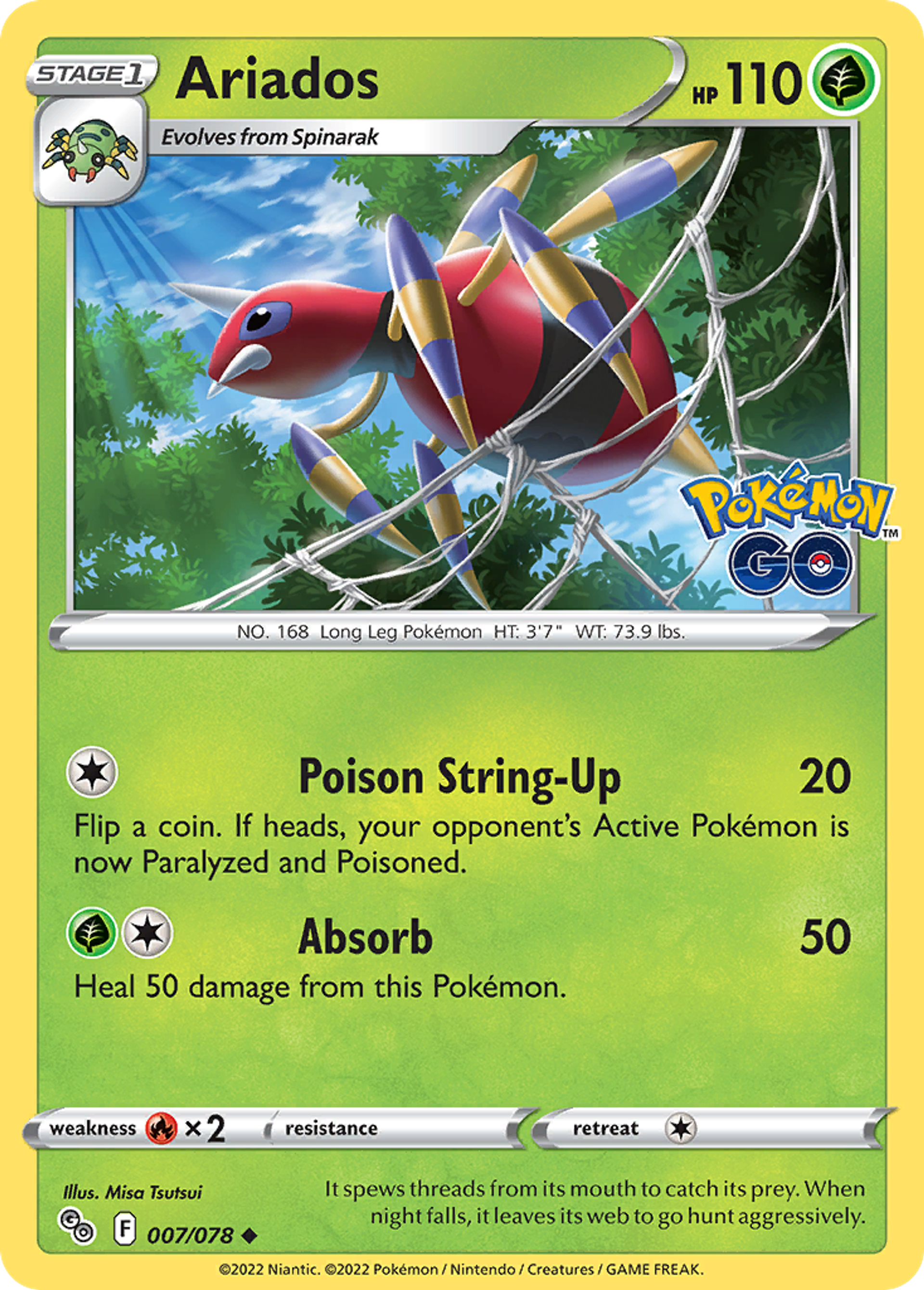 Ariados — Pokemon GO — Pokémon