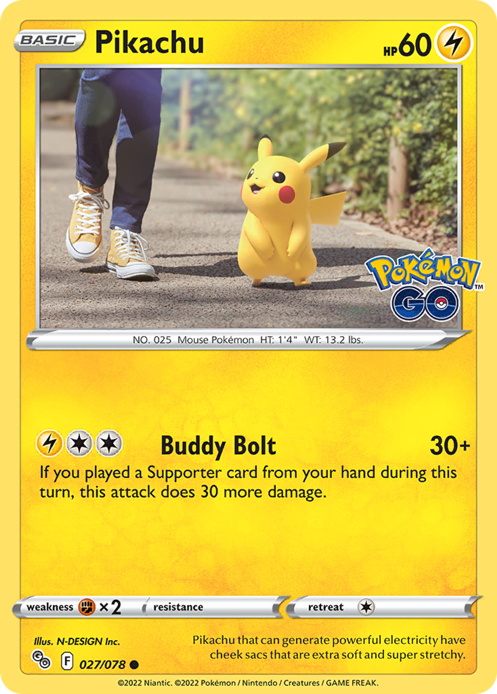 Pikachu — Pokemon GO — Pokémon