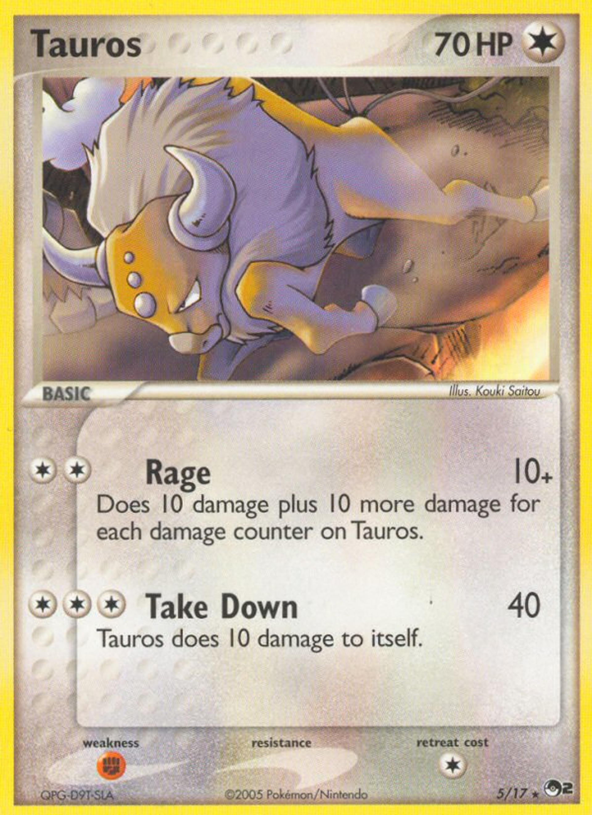 Tauros — POP Series 2 — Pokémon