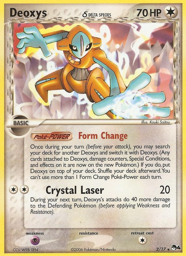 Deoxys — POP Series 4 — Pokemon