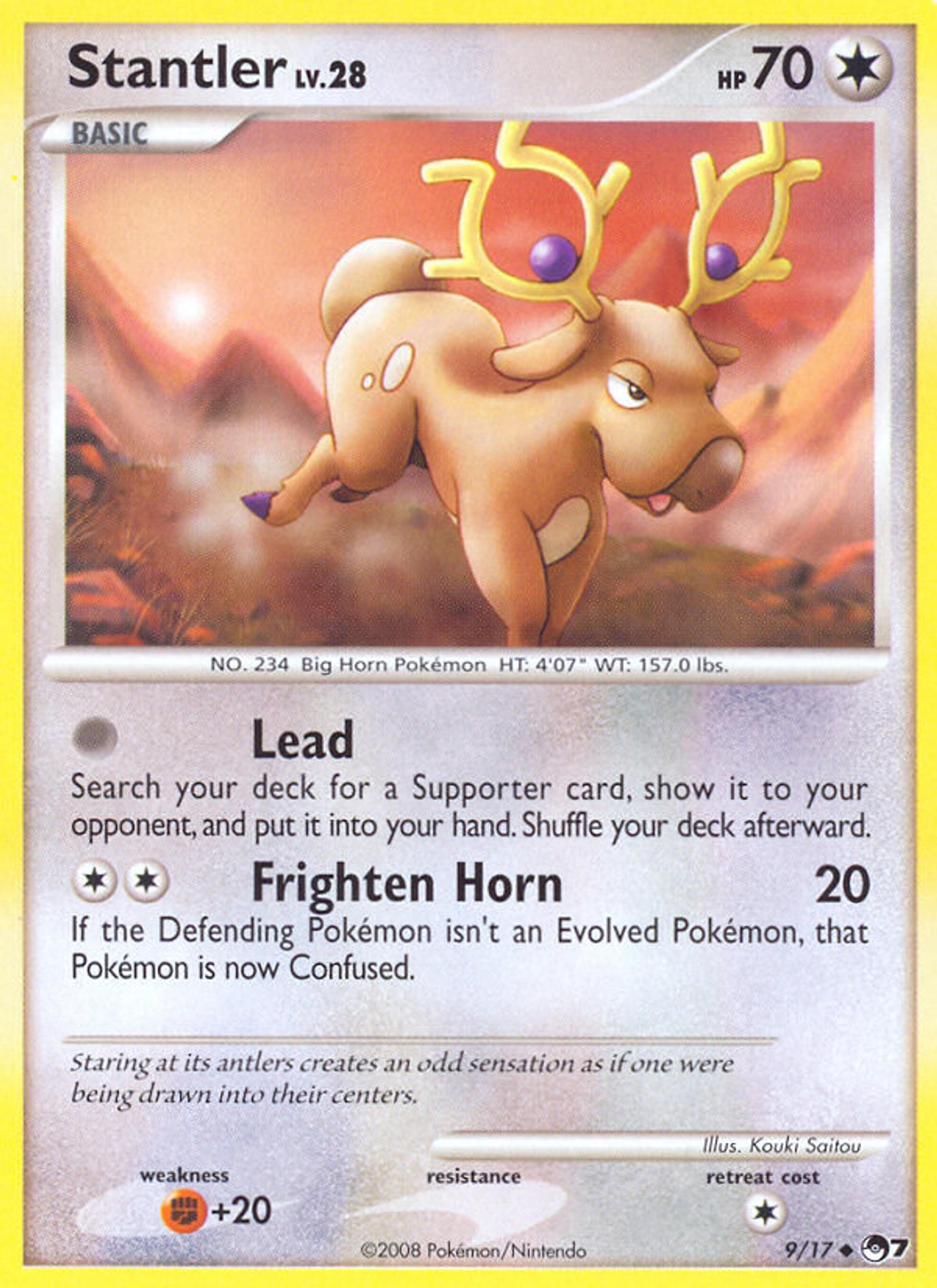 Cerfrousse Lv.28 — POP Series 7 — Pokemon