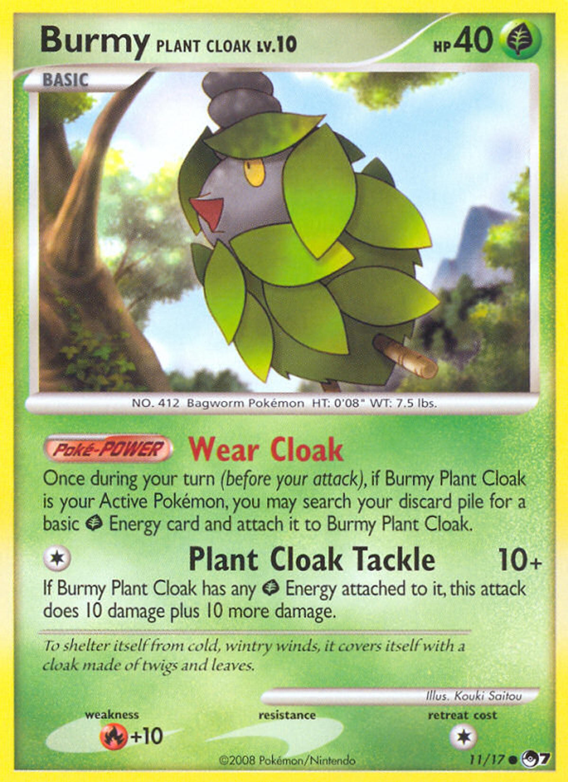 Cheniti Cape Plante Lv.10 — POP Series 7 — Pokemon