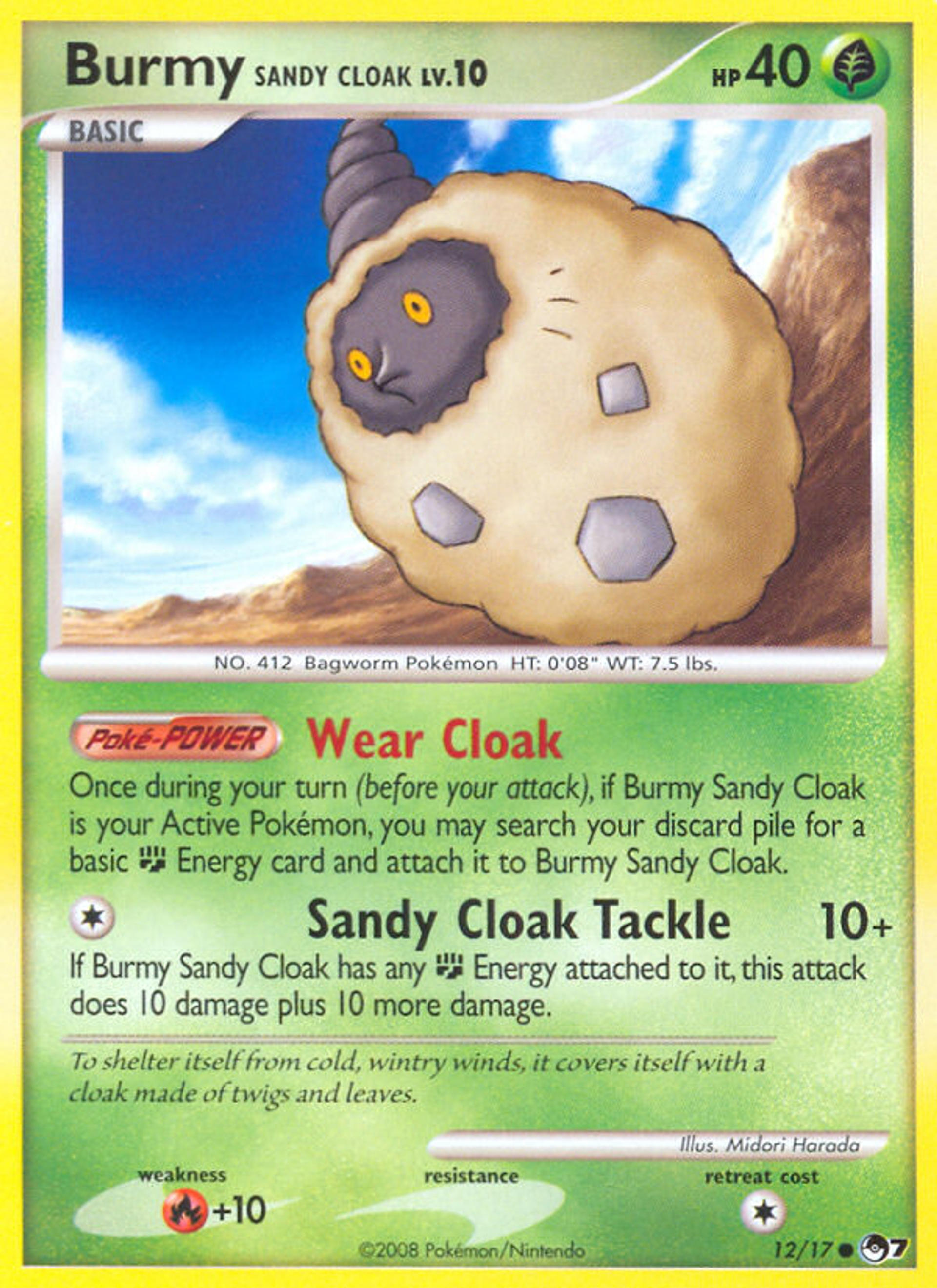 Cheniti Cape Sable Lv.10 — POP Series 7 — Pokemon