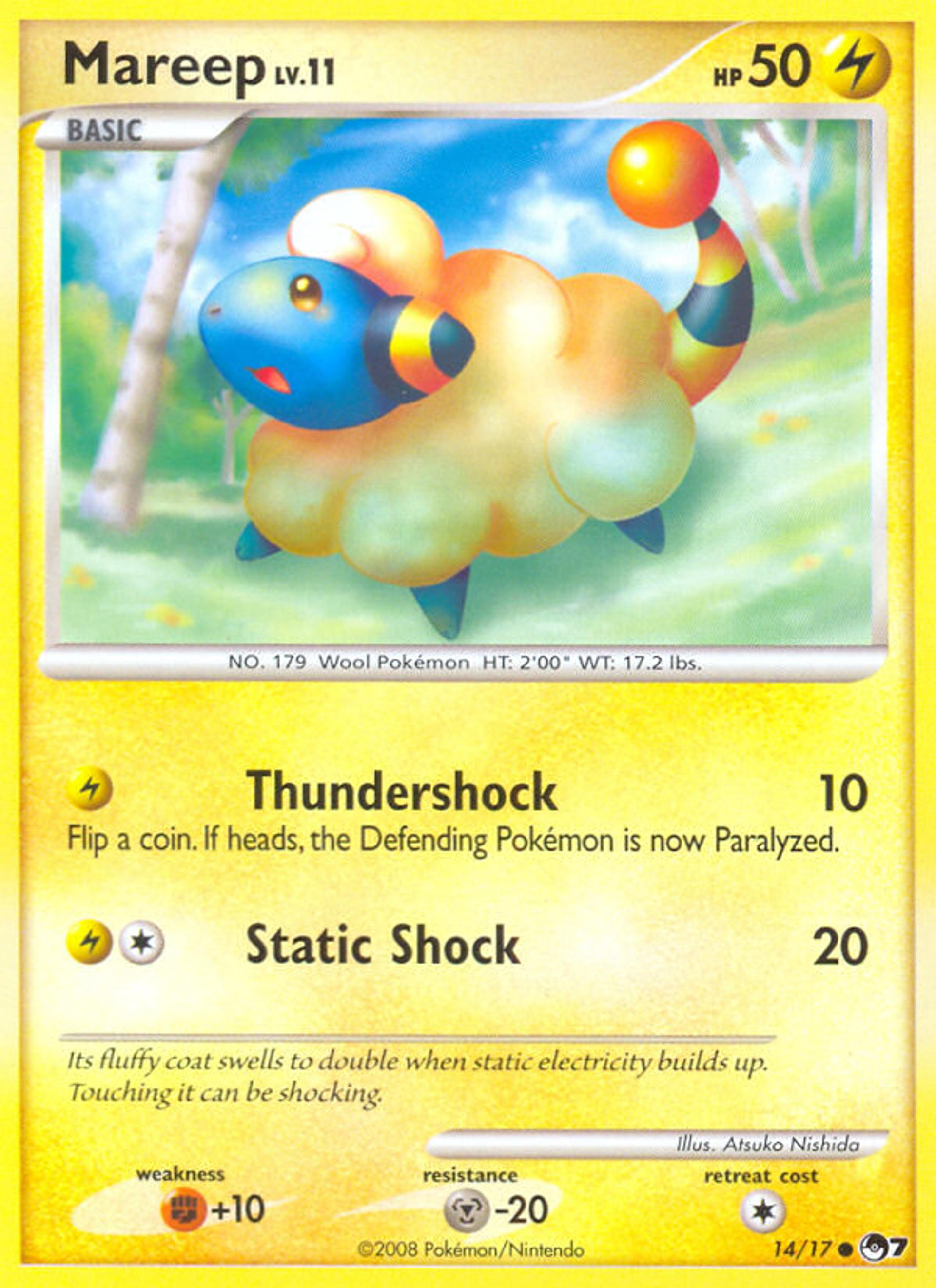 Wattouat Lv.11 — POP Series 7 — Pokemon