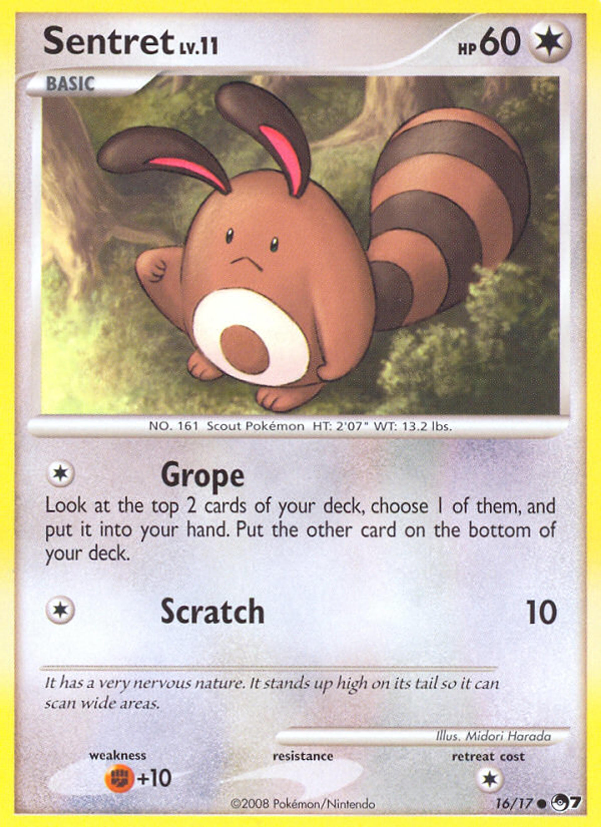 Fouinette Lv.11 — POP Series 7 — Pokemon