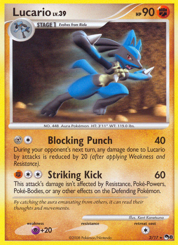 Lucario — POP Series 8 — Pokemon