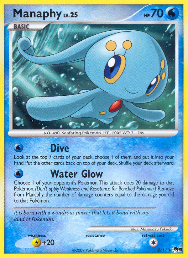Manaphy — POP Series 9 — Pokemon