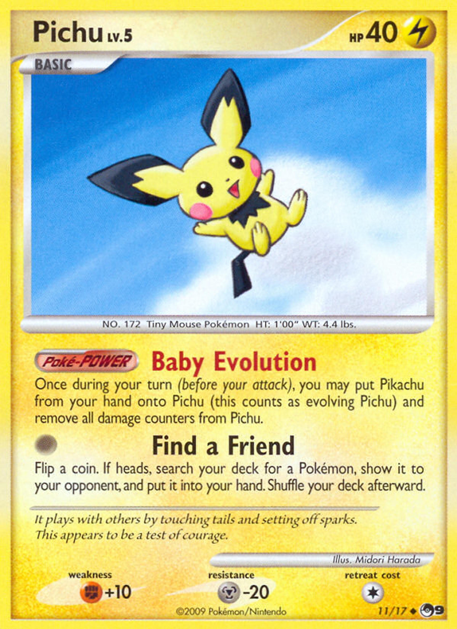 Pichu Lv.5 — POP Series 9 — Pokémon