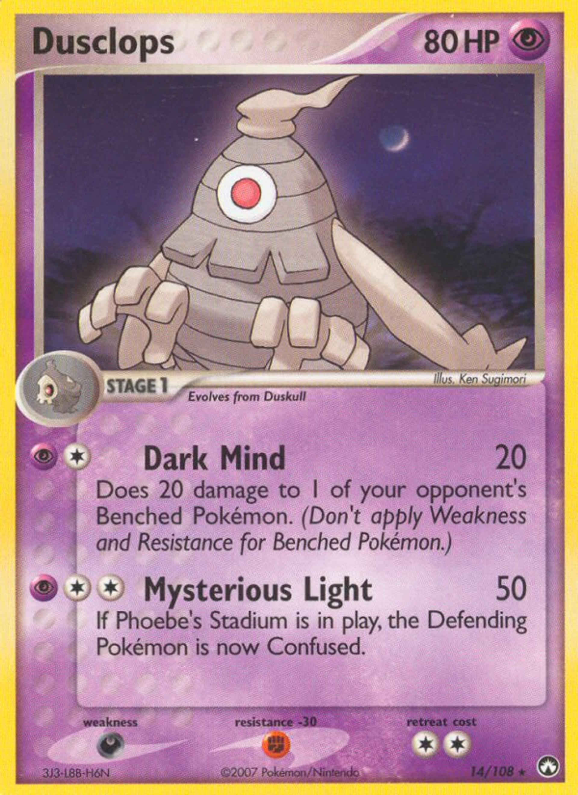 Dusclops — Power Keepers — Pokemon