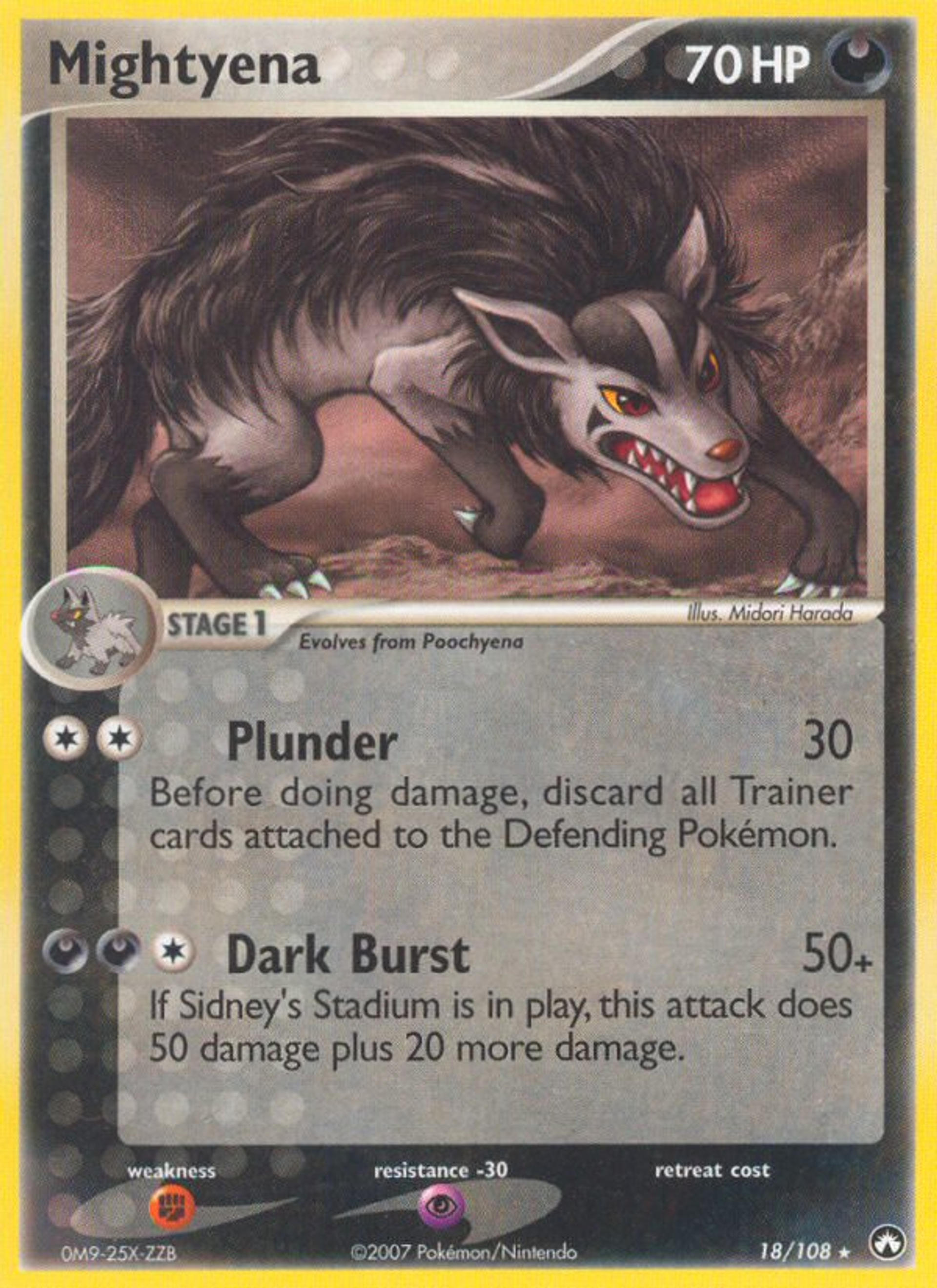 Mightyena — Power Keepers — Pokémon