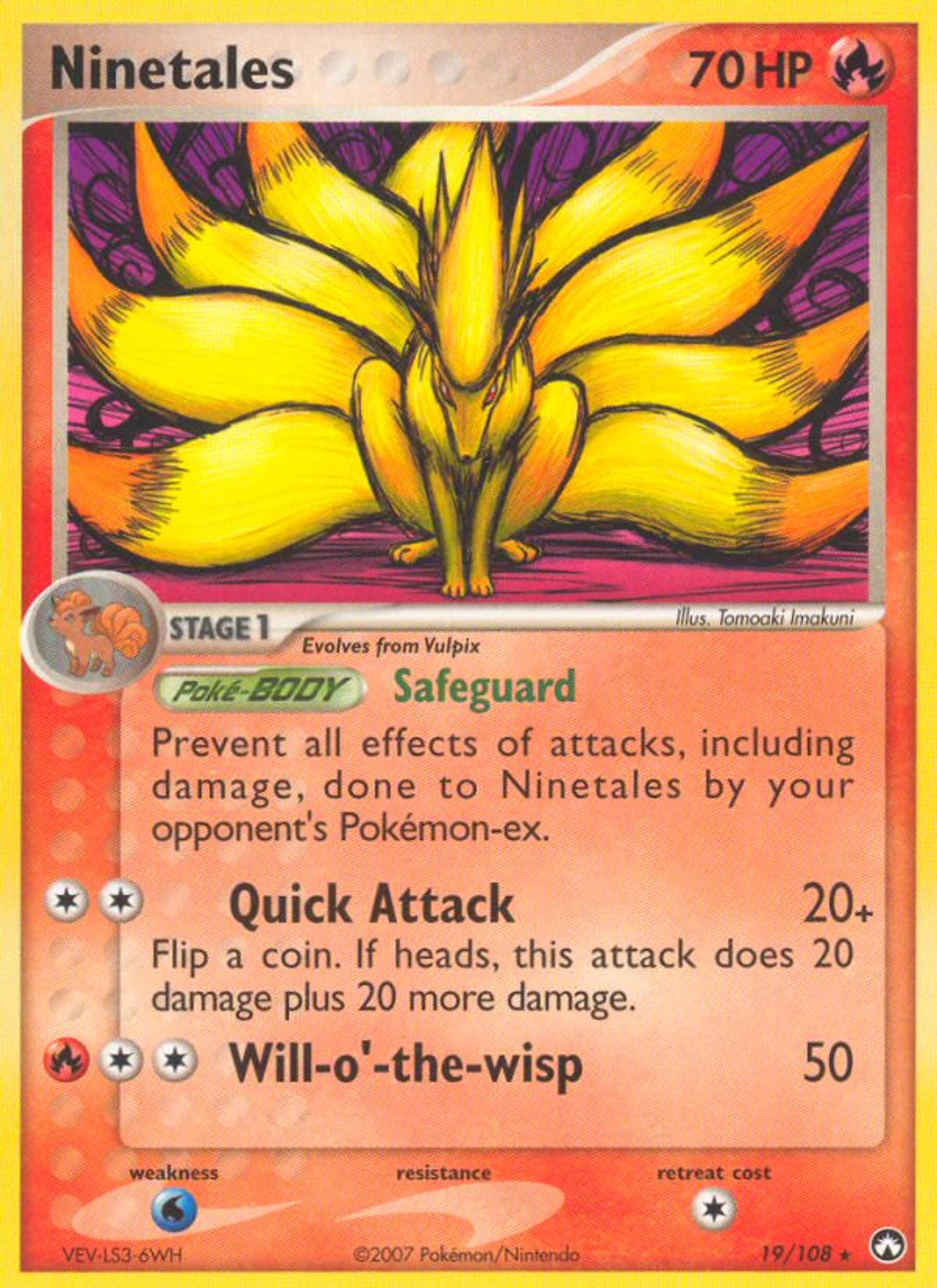 Ninetales — Power Keepers — Pokémon