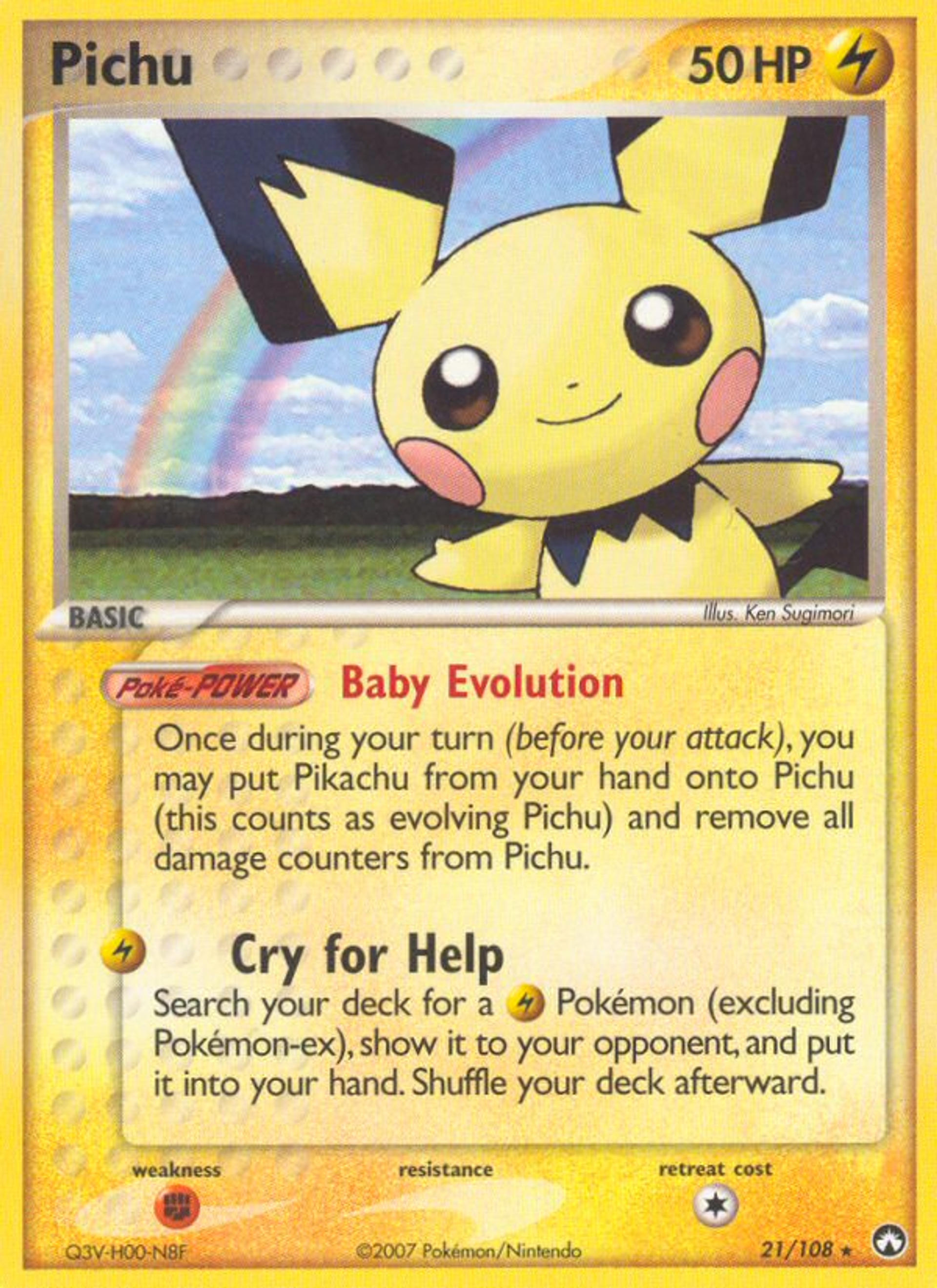 Pichu — Power Keepers — Pokemon