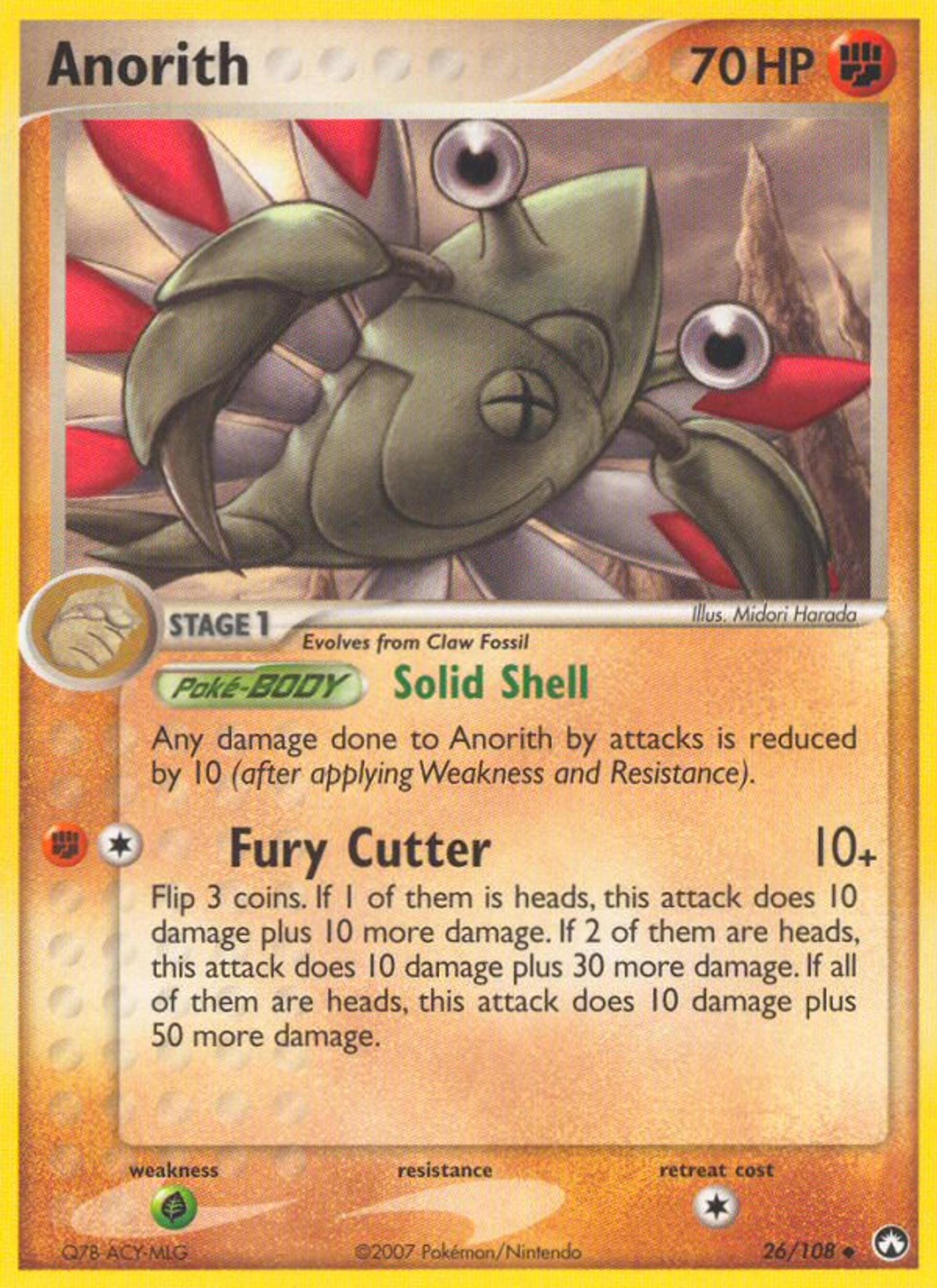 Anorith — Power Keepers — Pokemon