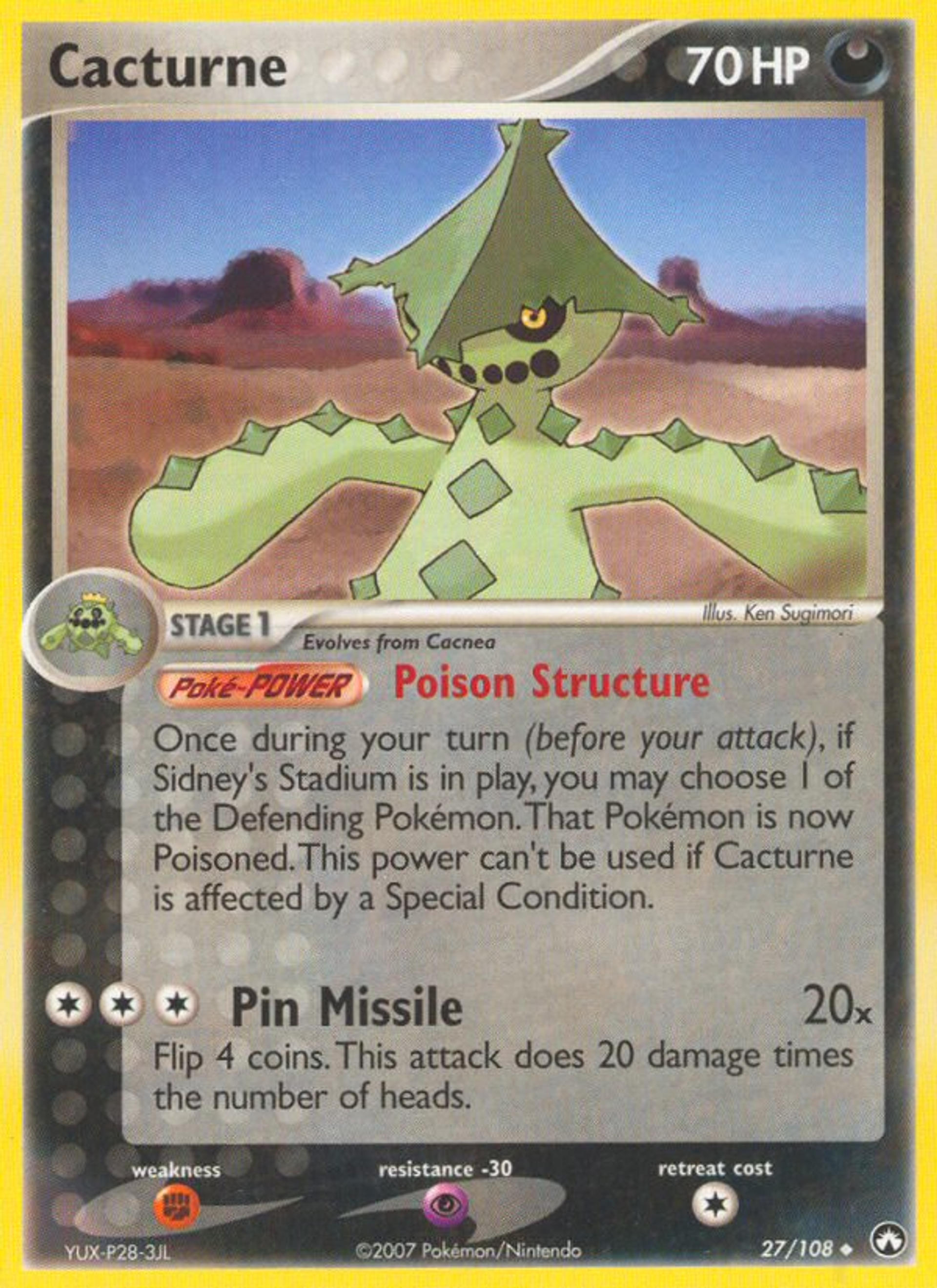 Cacturne — Power Keepers — Pokemon