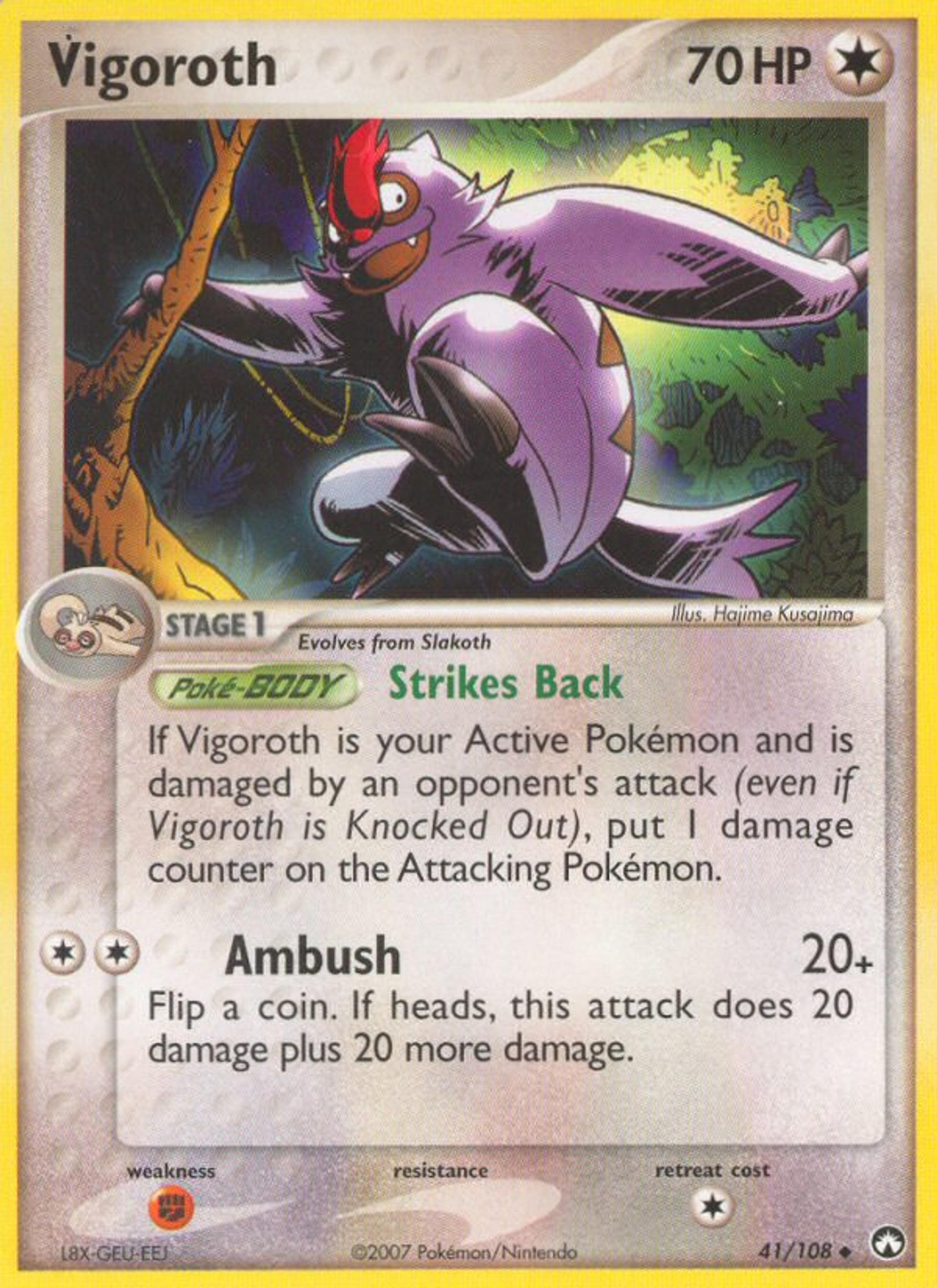 Vigoroth — Power Keepers — Pokemon