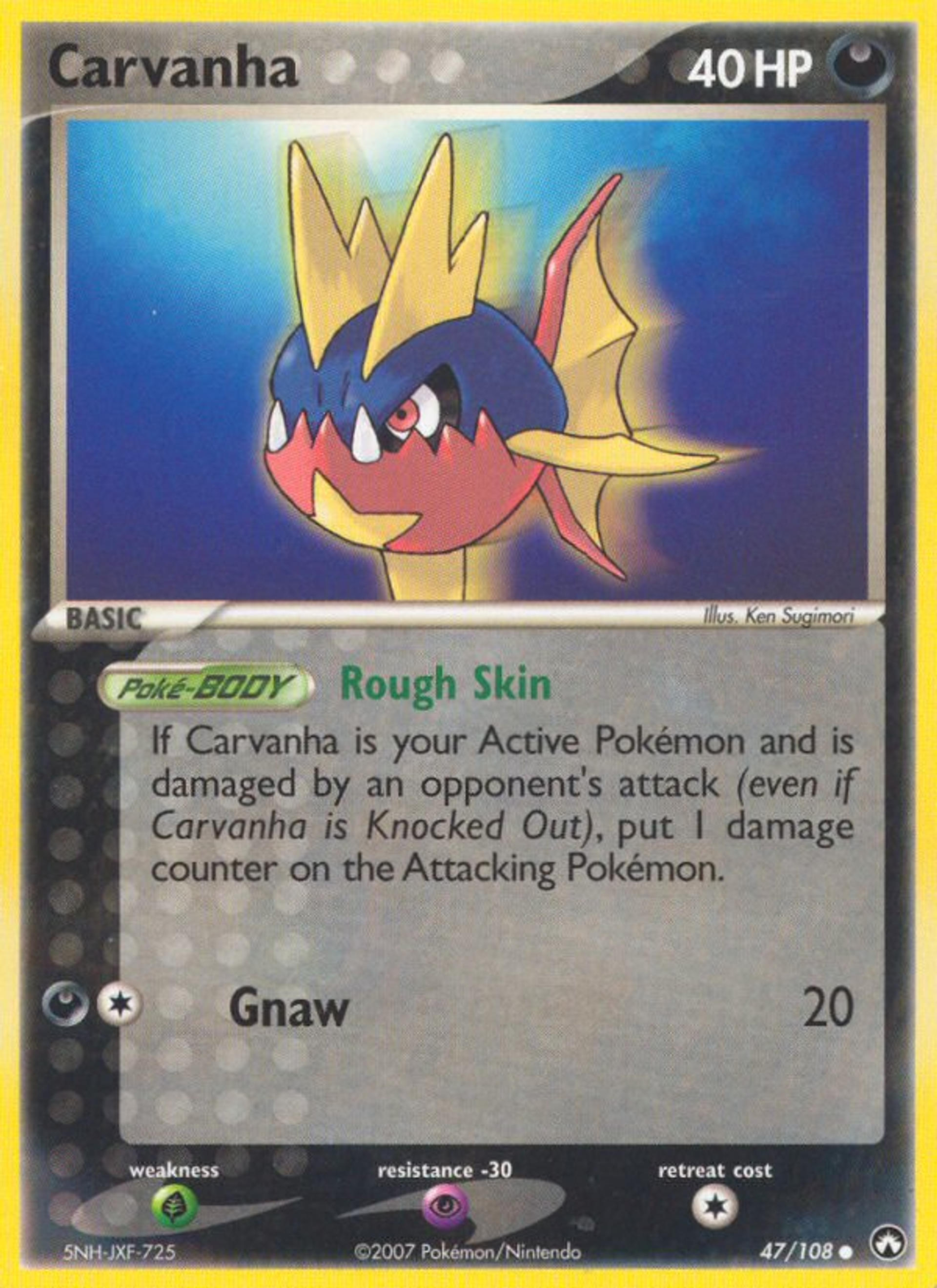 Carvanha — Power Keepers — Pokemon