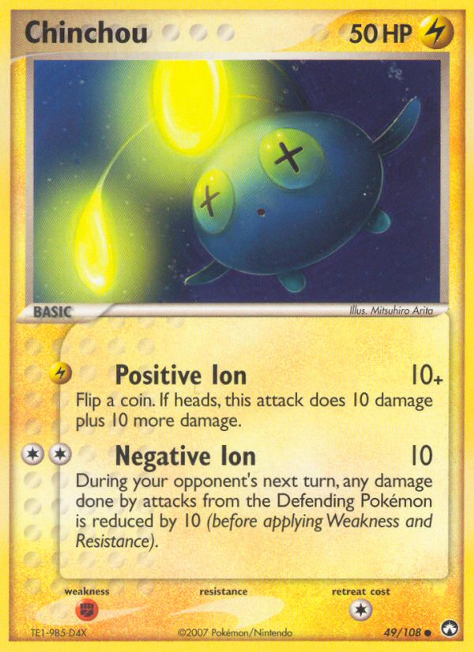 Chinchou — Power Keepers — Pokemon