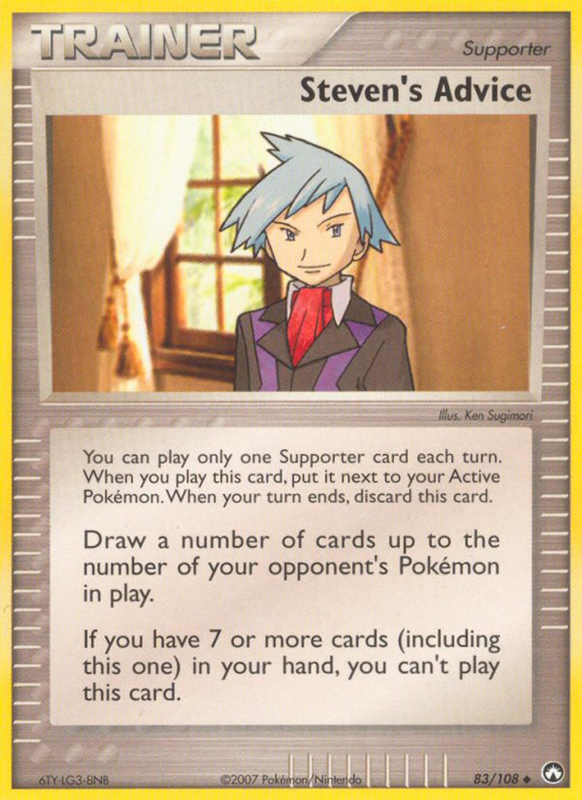 Steven's Advice — Power Keepers — Pokemon