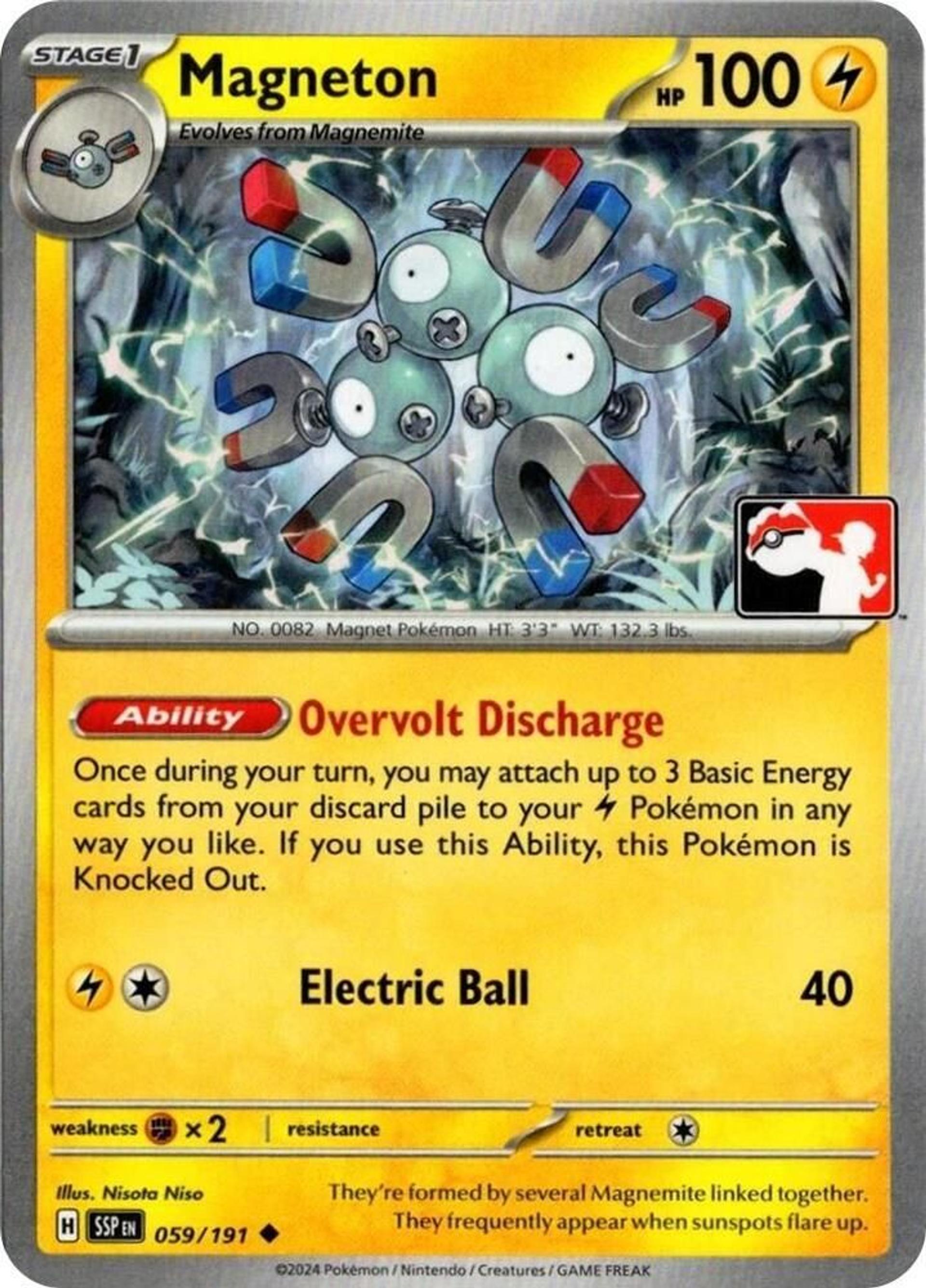 Magnéton — Prize Pack Series Cards — Pokemon