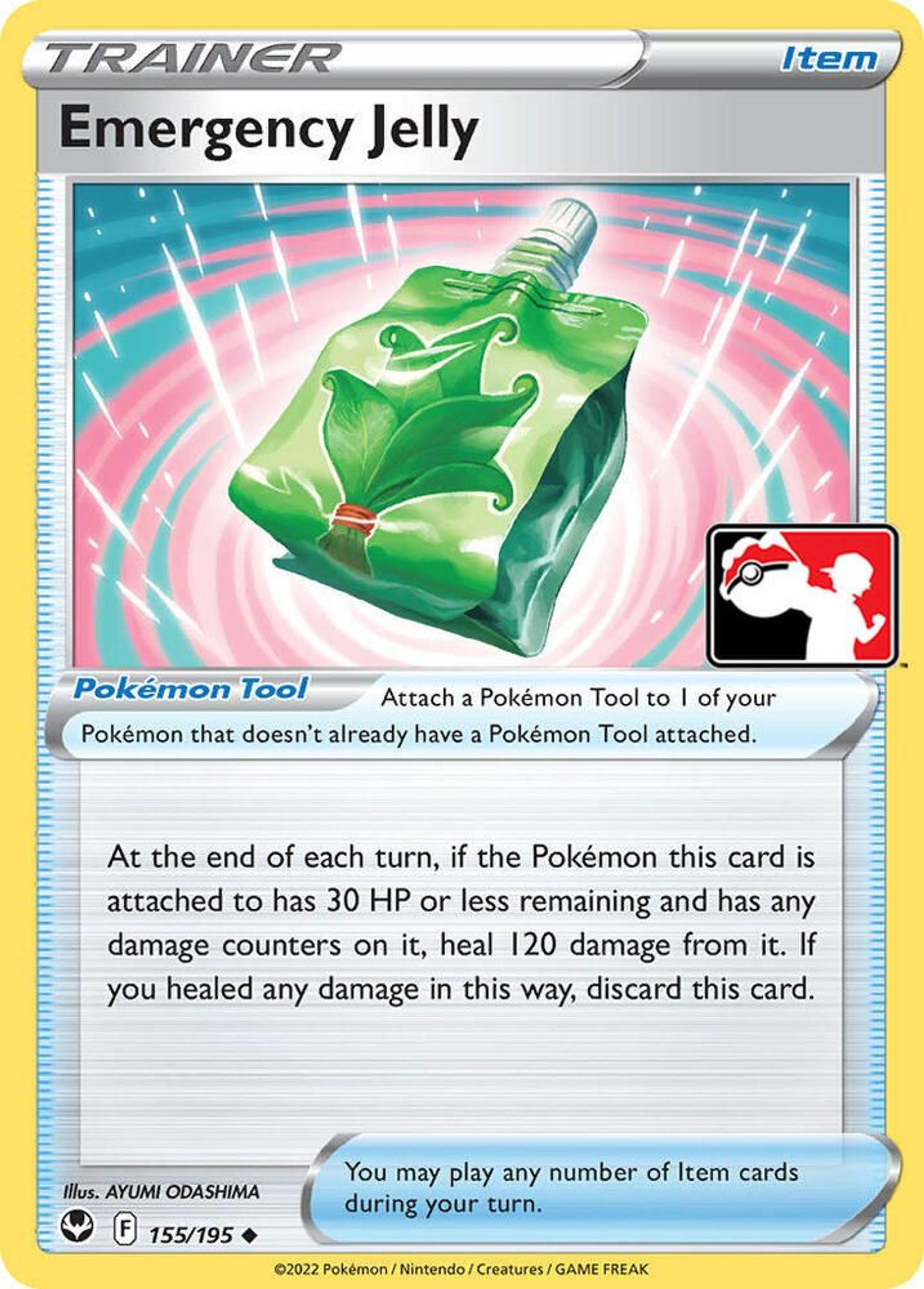 Emergency Jelly — Prize Pack Series Cards — Pokemon