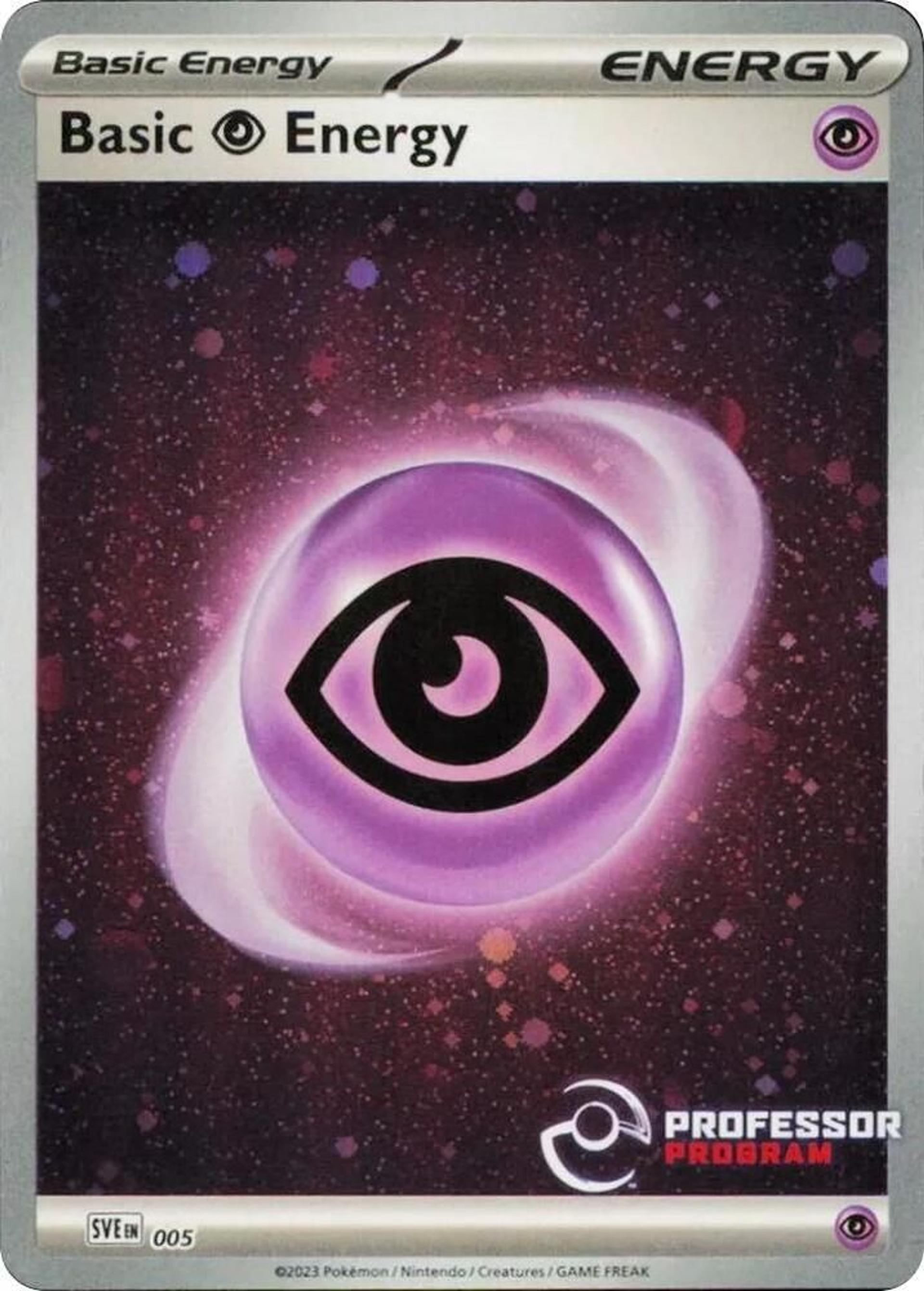 Psychic Energy — Professor Program Promos — Pokemon