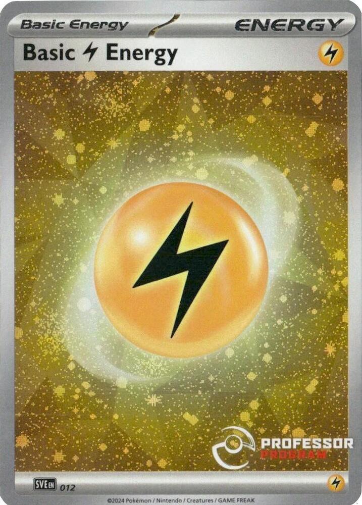 Lightning Energy — Professor Program Promos — Pokemon