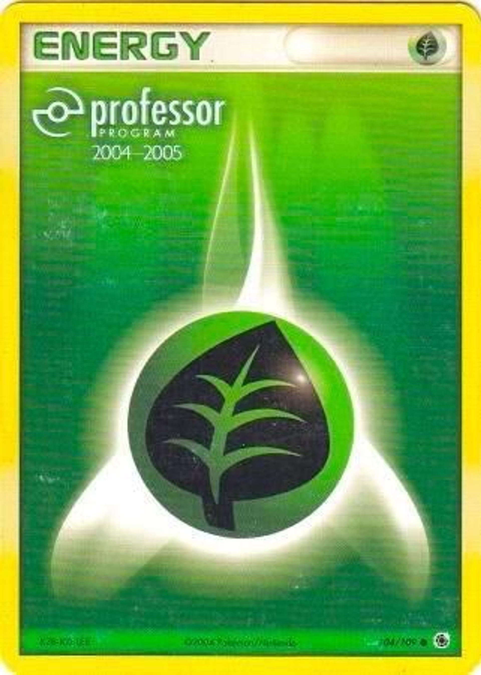 Grass Energy — Professor Program Promos — Pokemon