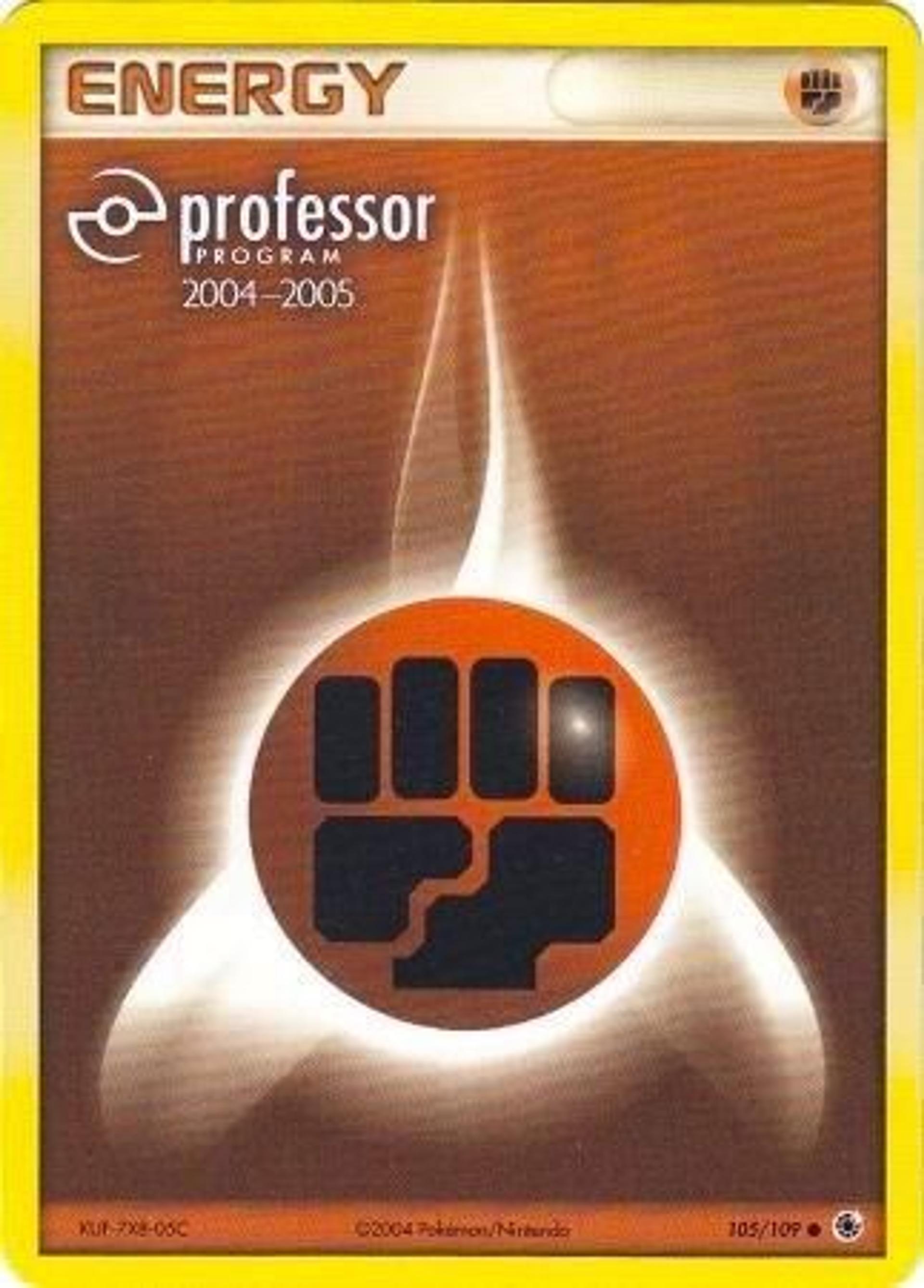 Fighting Energy — Professor Program Promos — Pokemon