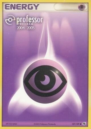 Énergie Psy — Professor Program Promos — Pokemon